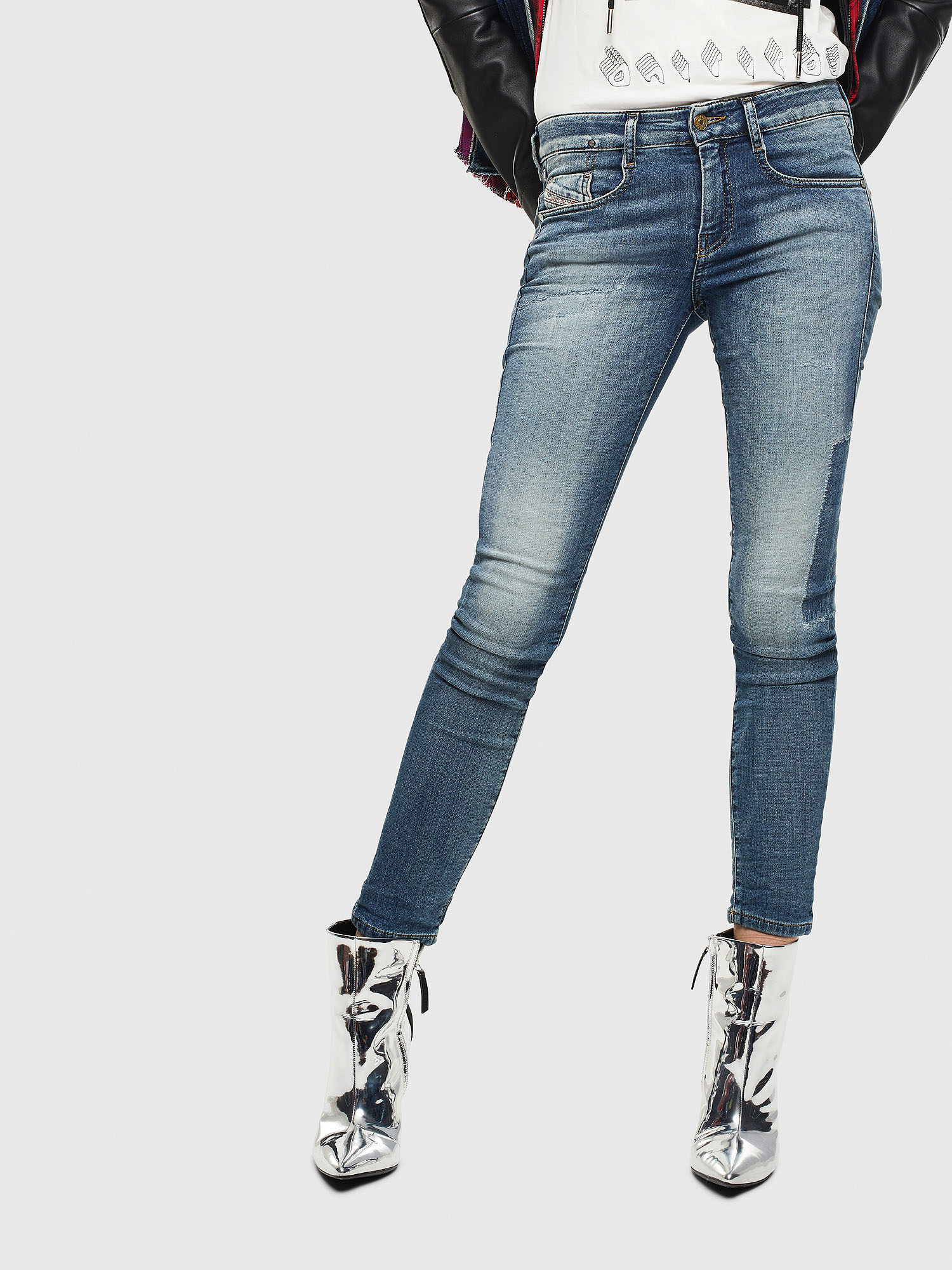 D-Ollies JoggJeans 069JZ, Light Blue Diesel - D-Ollies JoggJeans 069JZ, Light Blue - Jeans - Image 1