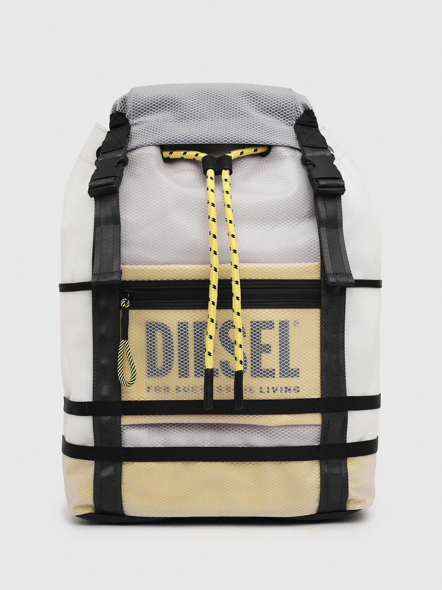 F-SUSE BACKPCK, White/Yellow Diesel - F-SUSE BACKPCK, White/Yellow - Backpacks - Image 1
