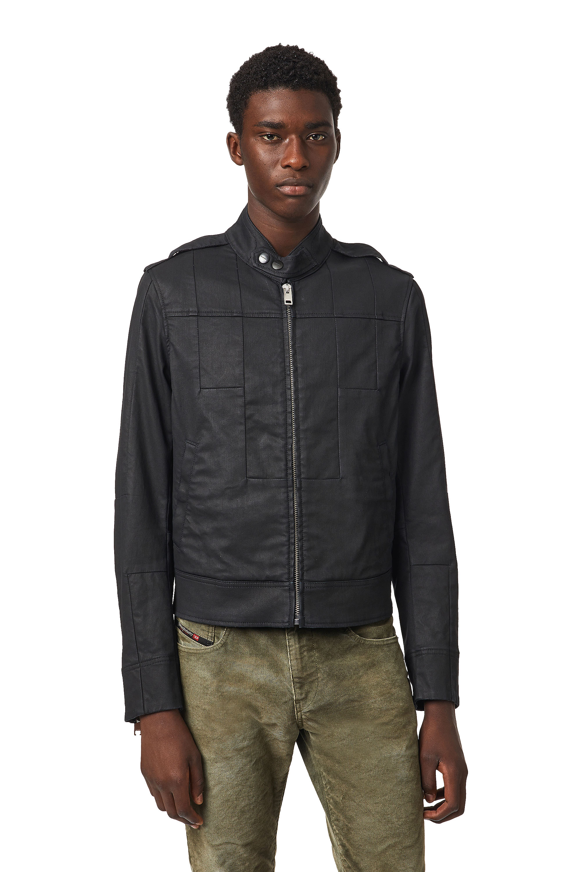 D-JEI-SP3 JOGGJEANS, Black Diesel - D-JEI-SP3 JOGGJEANS, Black - Denim Jackets - Image 1