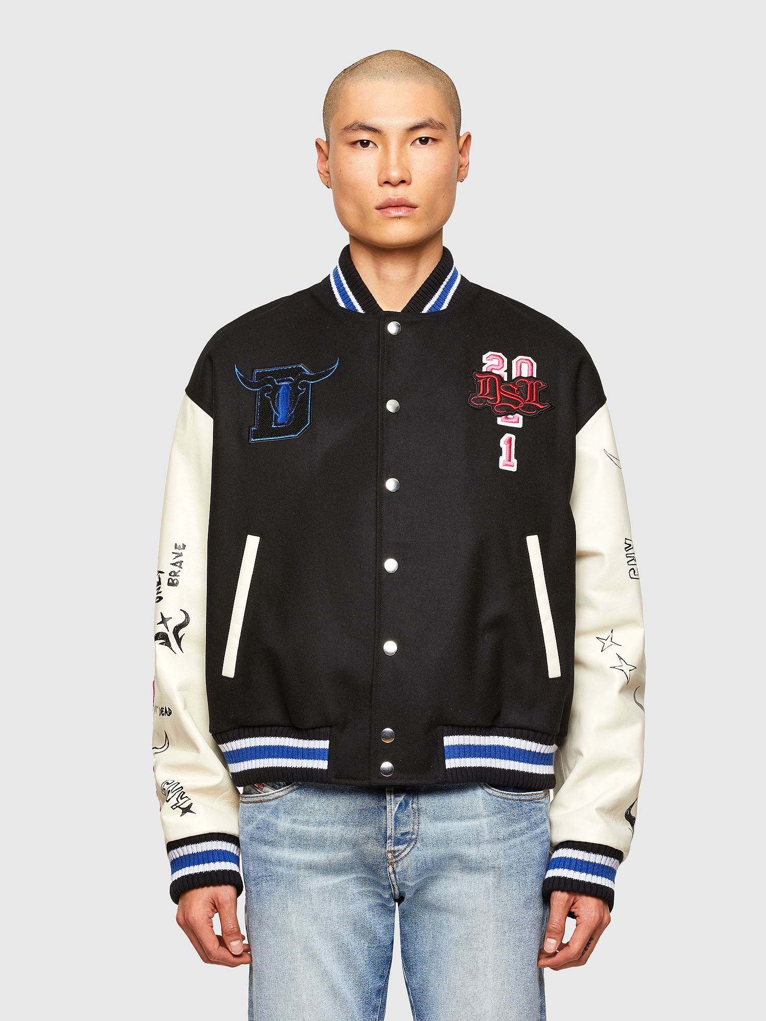 CL-L-COHEN-O, Black Diesel - CL-L-COHEN-O, Black - Leather jackets - Image 1