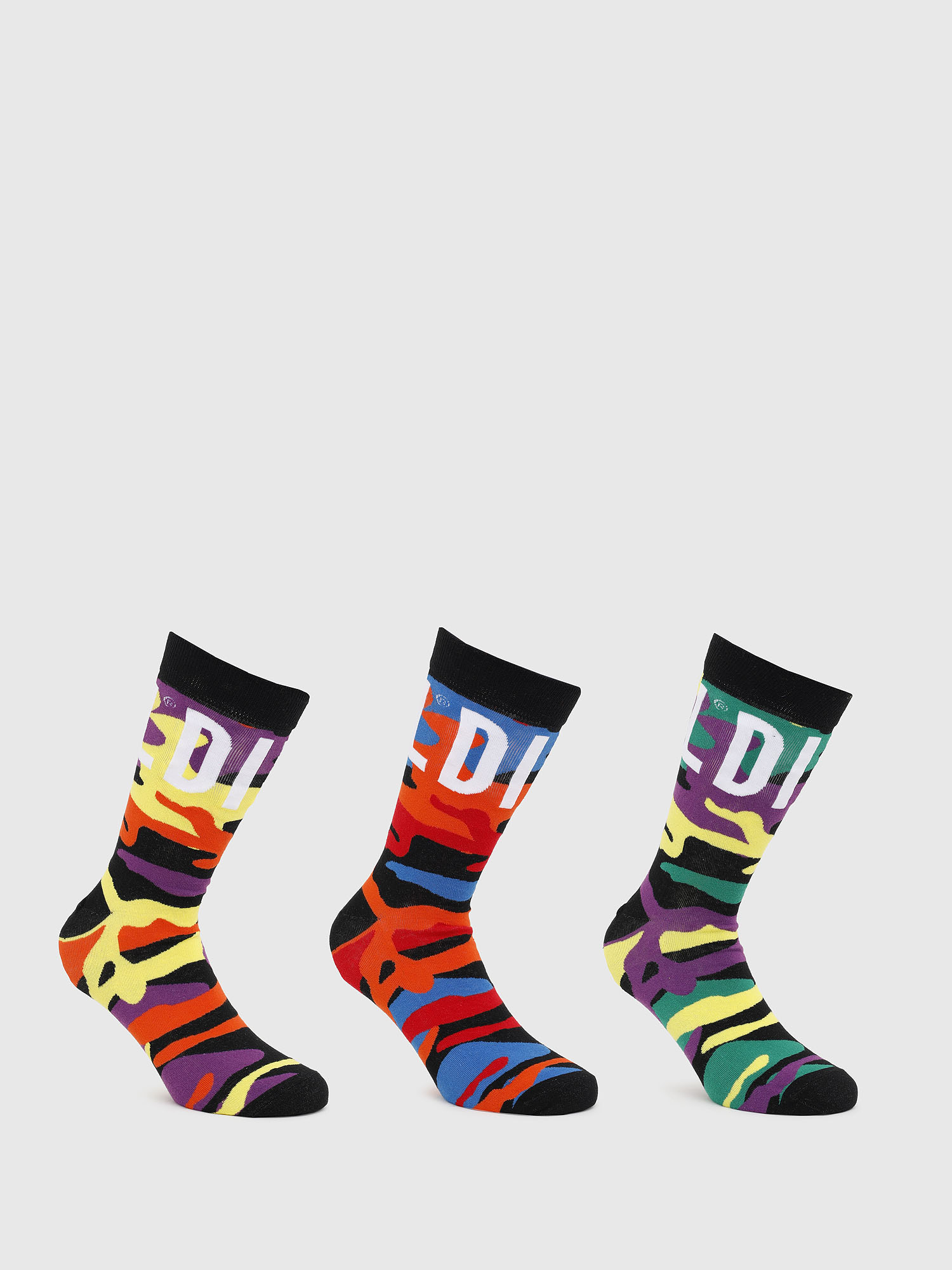 SKM-HERMINE-THREEPAC, Multicolor Diesel - SKM-HERMINE-THREEPAC, Multicolor - Socks - Image 1