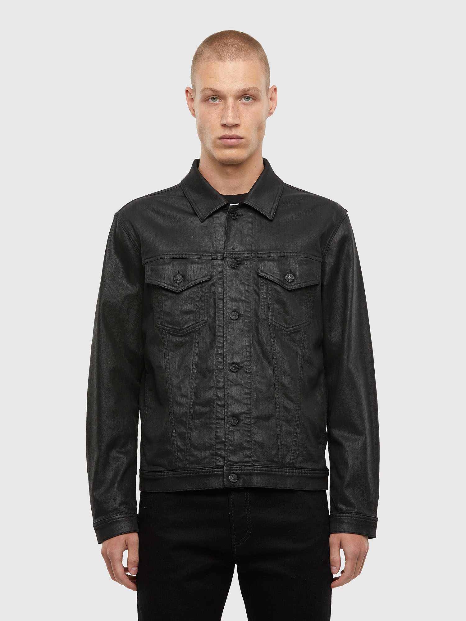 NHILL-TW, Black Diesel - NHILL-TW, Black - Denim Jackets - Image 1