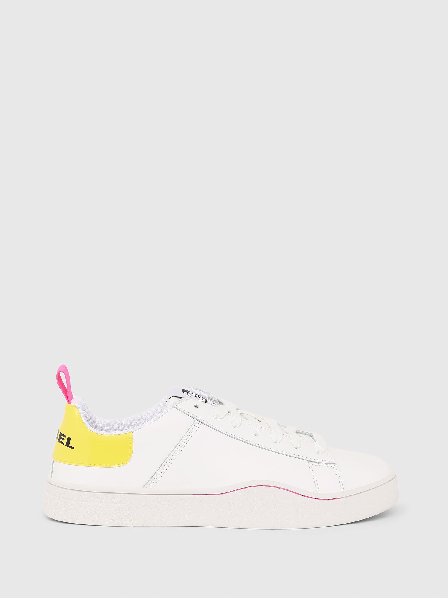 S-CLEVER LOW LACE W, White/Yellow Diesel - S-CLEVER LOW LACE W, White/Yellow - Sneakers - Image 1