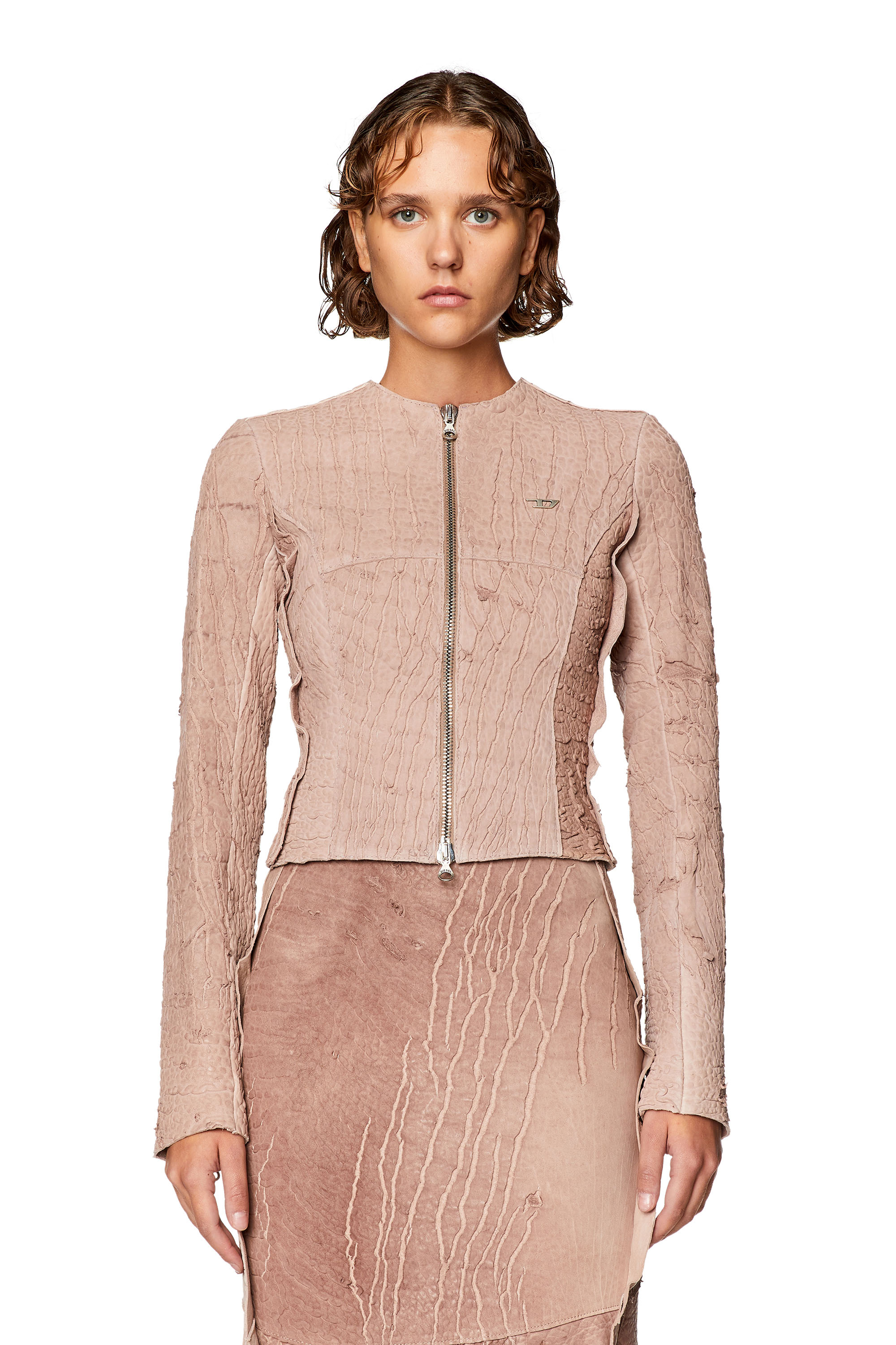 Diesel - L-CRACKJACKET, Lilac - Image 5