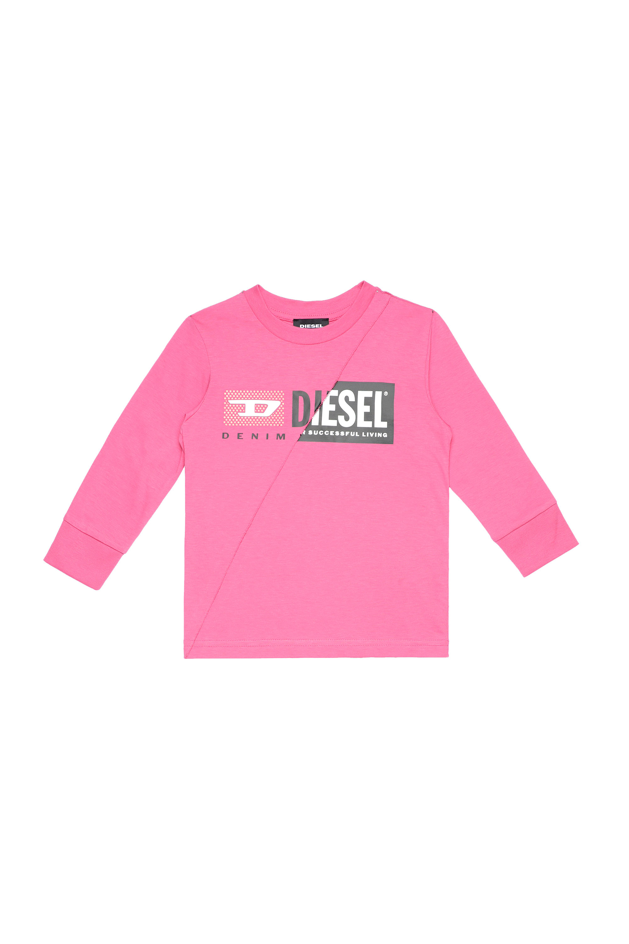 TDIEGOCUTYB-FL ML-R, Pink Diesel - TDIEGOCUTYB-FL ML-R, Pink - T-shirts and Tops - Image 1