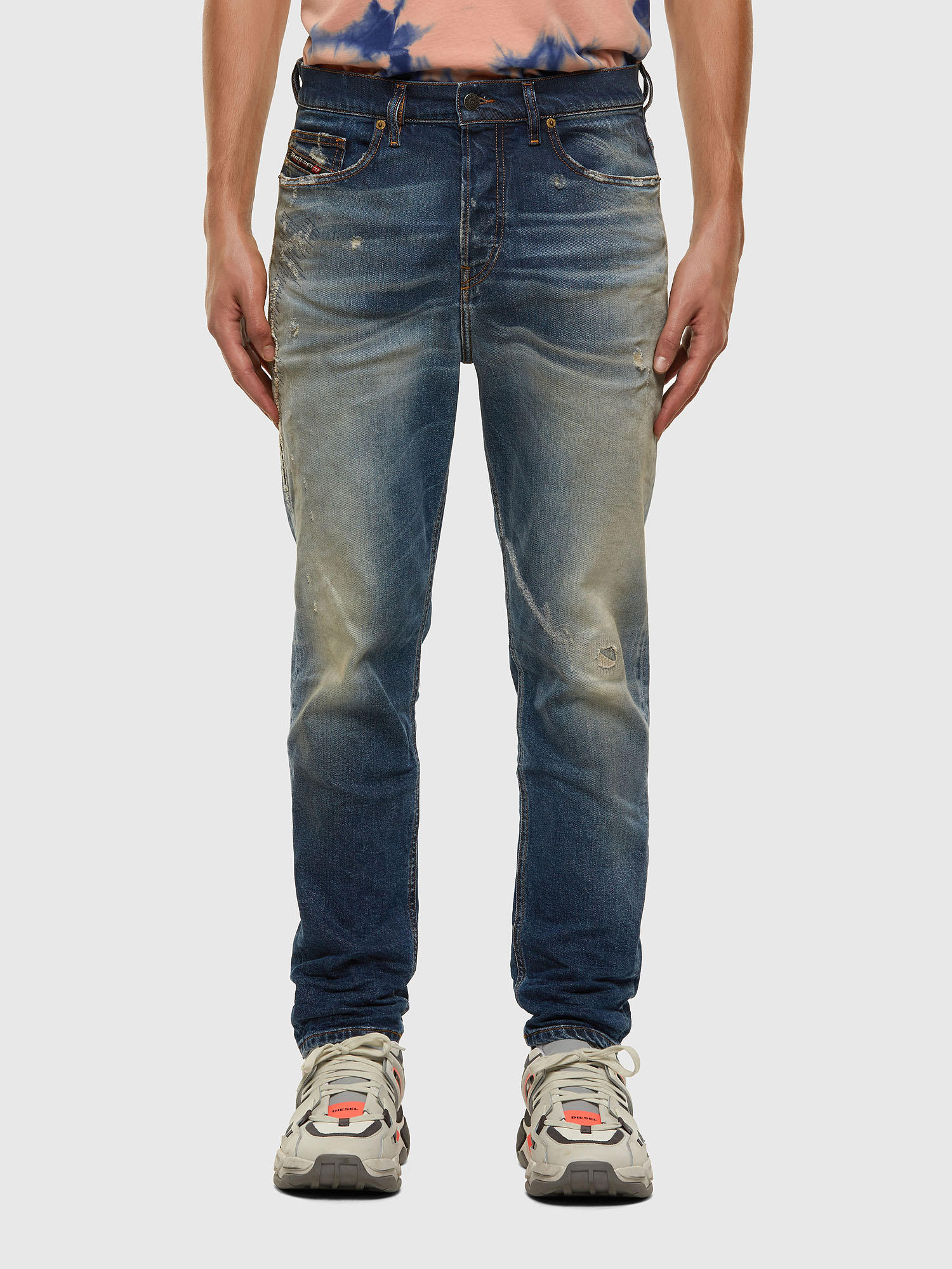 D-Vider 009FR, Medium blue Diesel - D-Vider 009FR, Medium blue - Jeans - Image 1