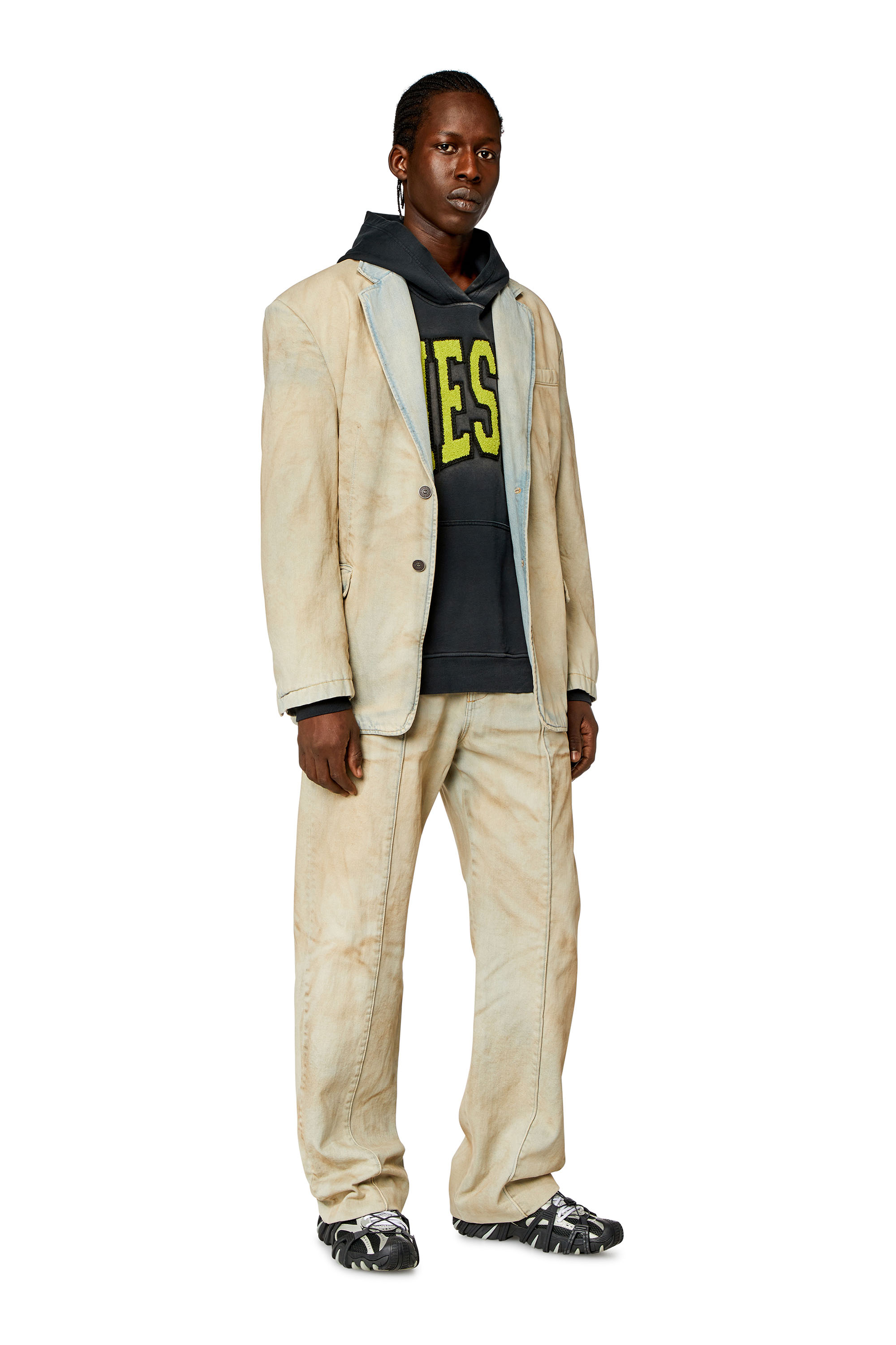 Diesel - Man's Relaxed Jeans D-Chino-Work 0JGAS, Light Blue - 1