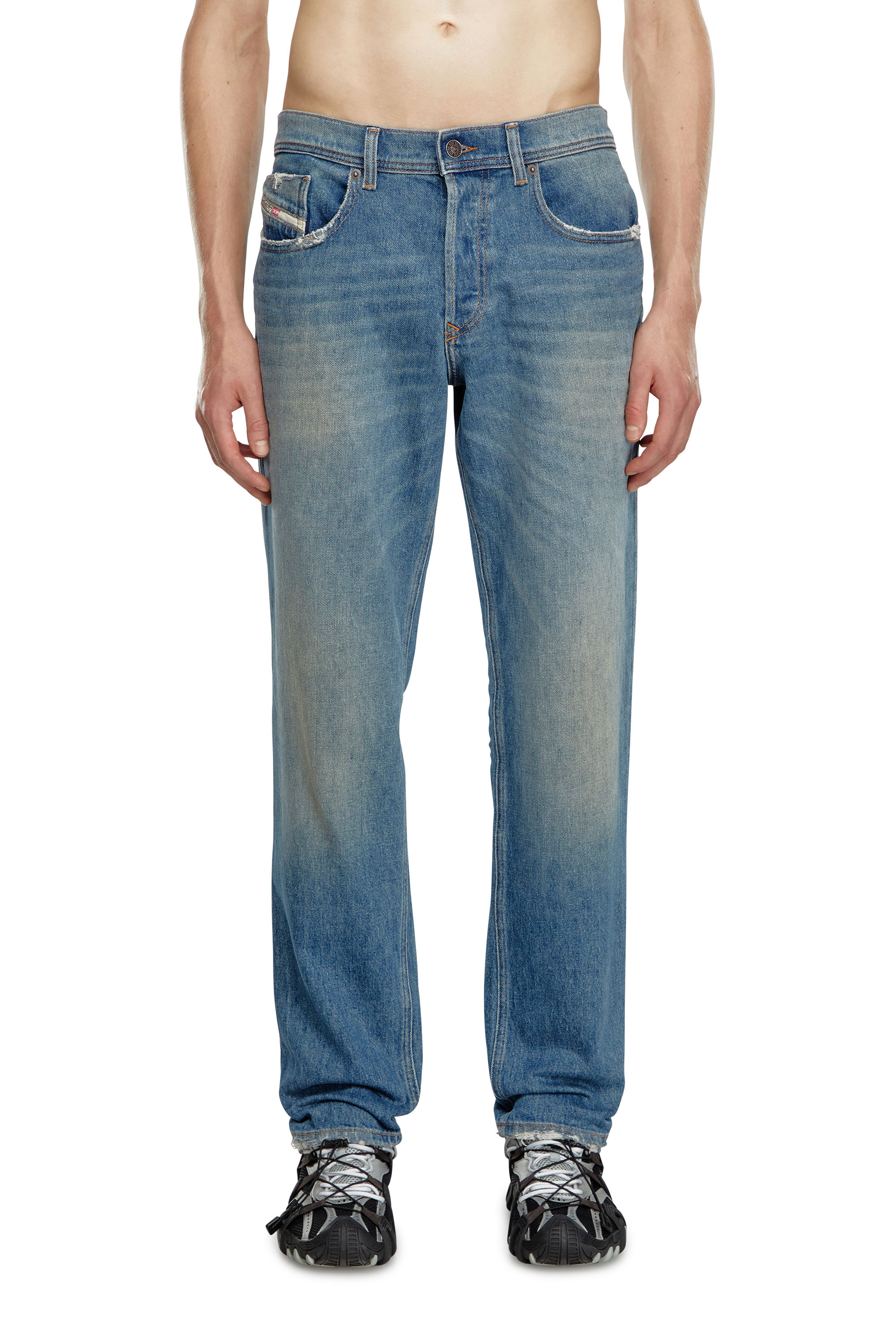 Diesel - Man Tapered Jeans 2023 D-Finitive 0GRDB, Light Blue - Image 2