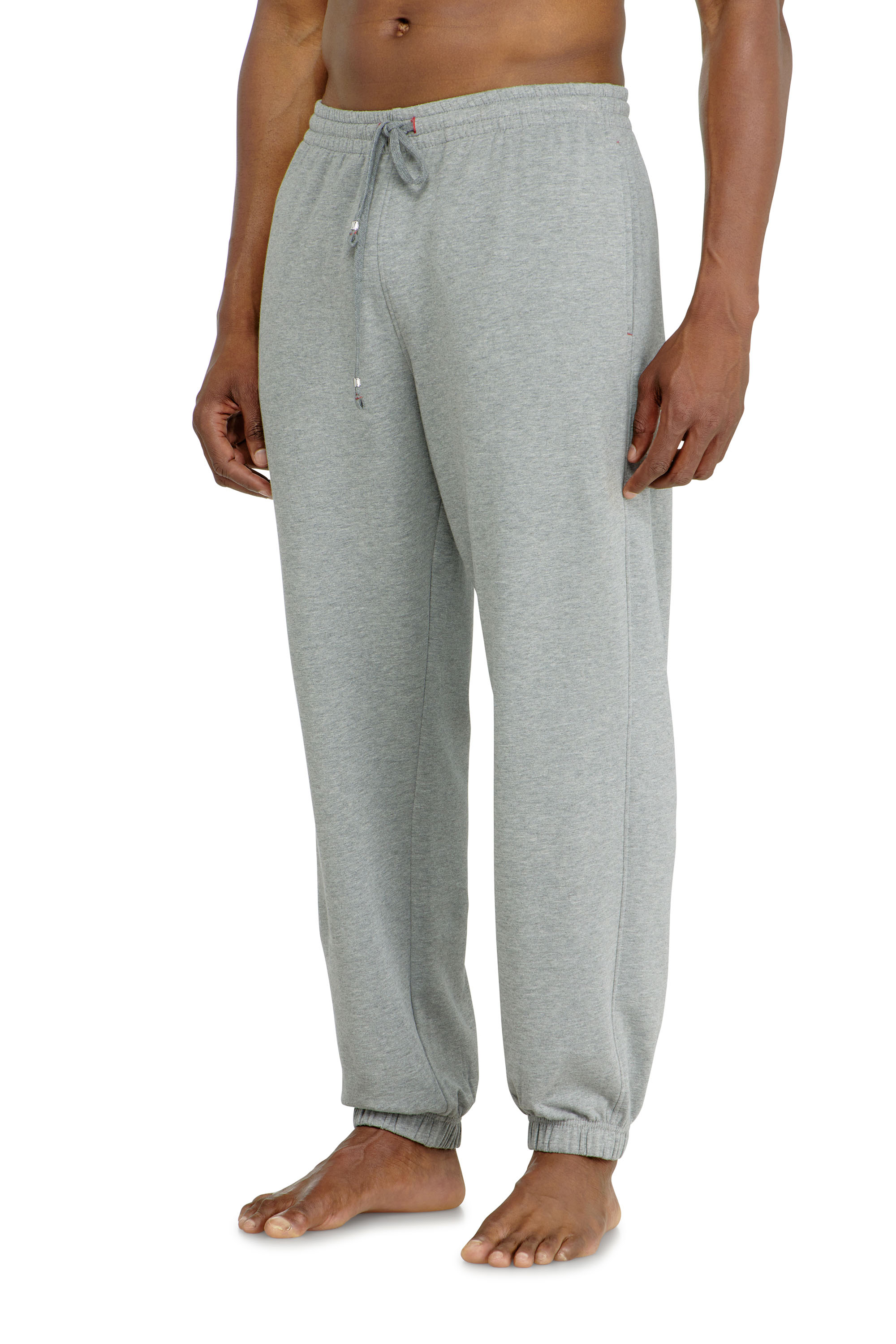 Diesel - LENNY-D-CORE, Man's Sweatpants in peached cotton blend in Grey - 1