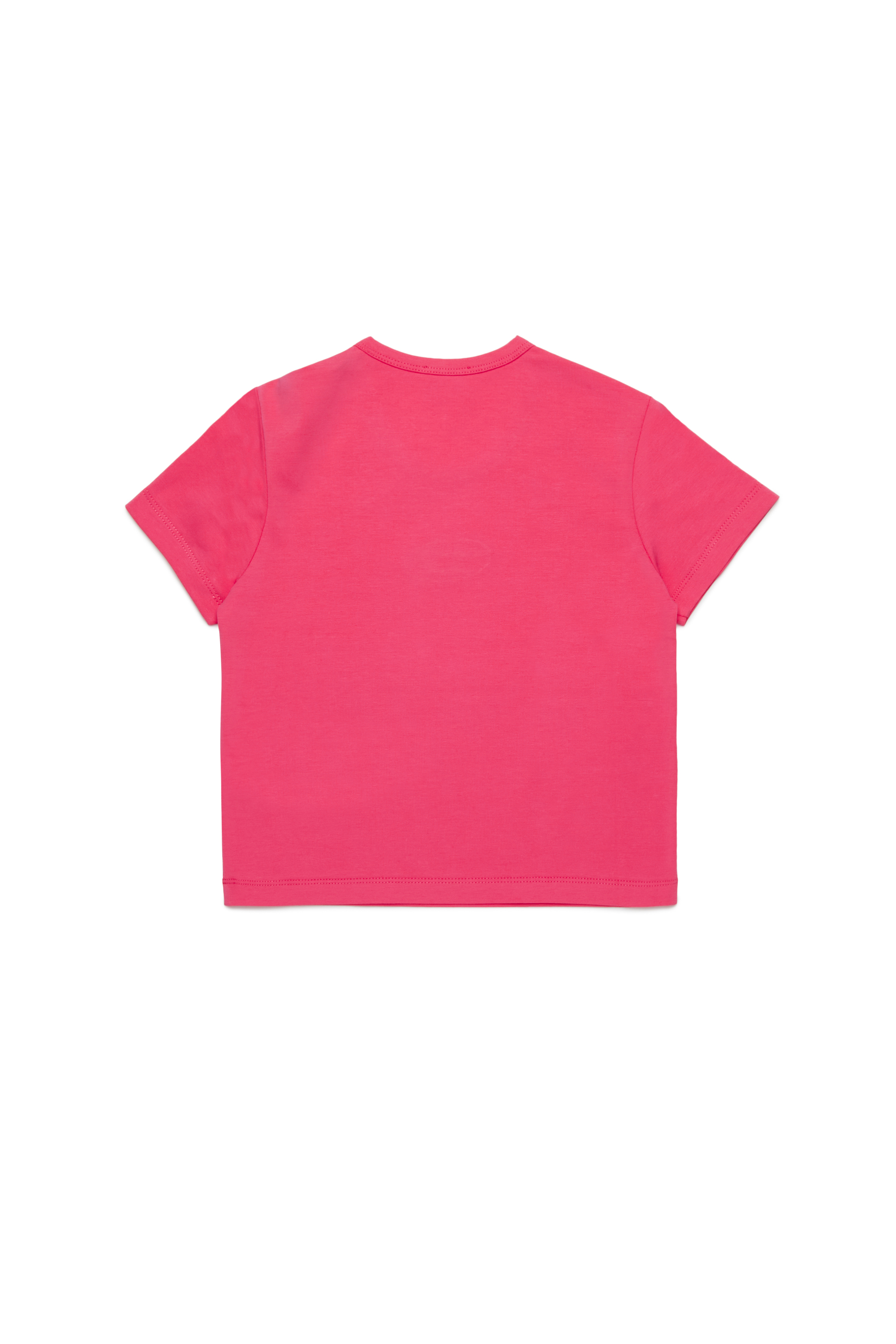 Diesel - TANGIEX, Woman's T-shirt with tonal Oval D embroidery in Pink - 2