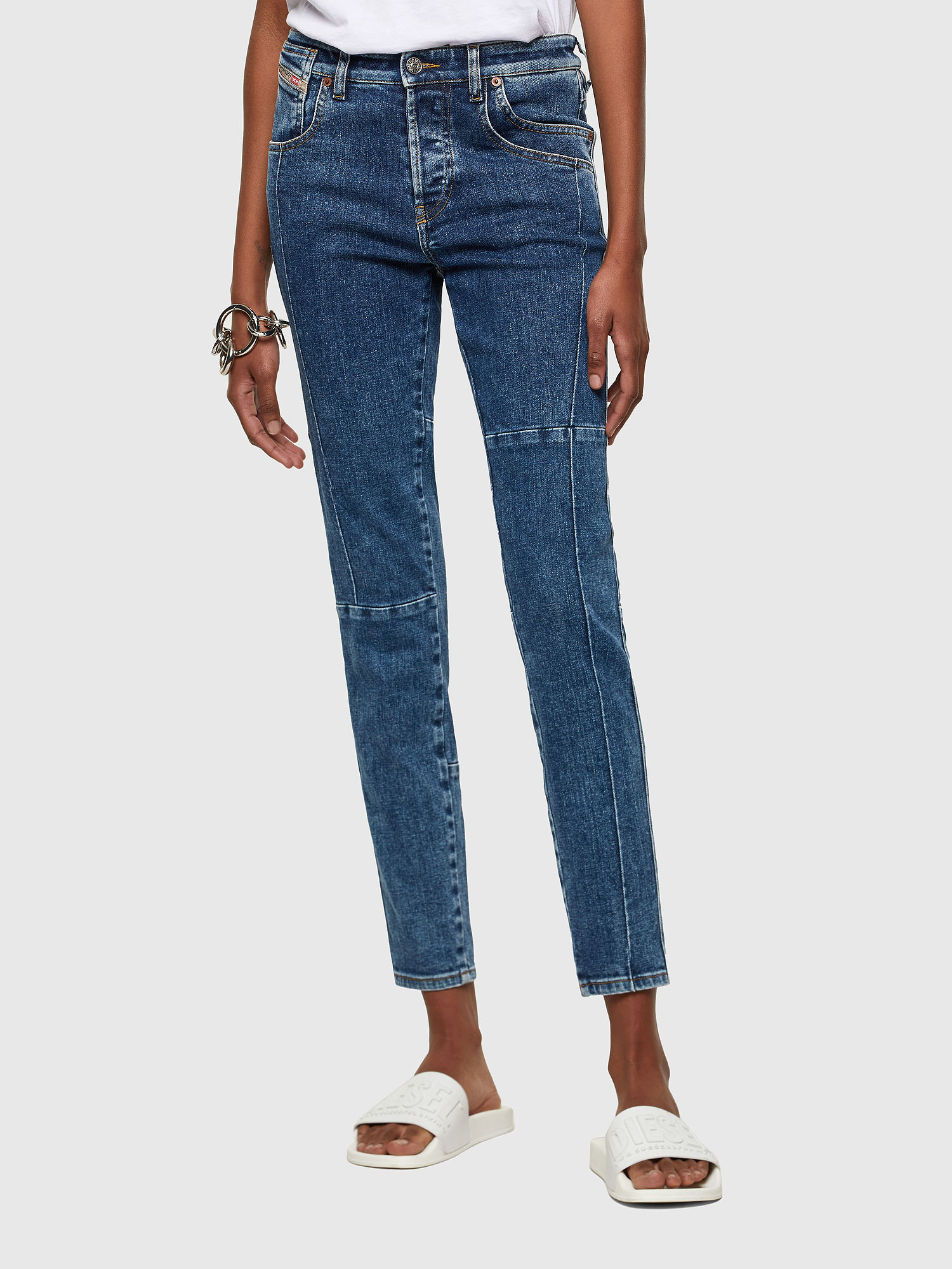 Babhila 009VC, Medium blue Diesel - Babhila 009VC, Medium blue - Jeans - Image 1
