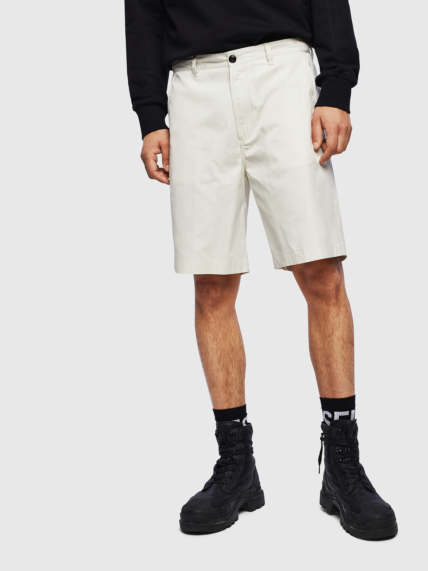P-MATTHEW, White Diesel - P-MATTHEW, White - Shorts - Image 1