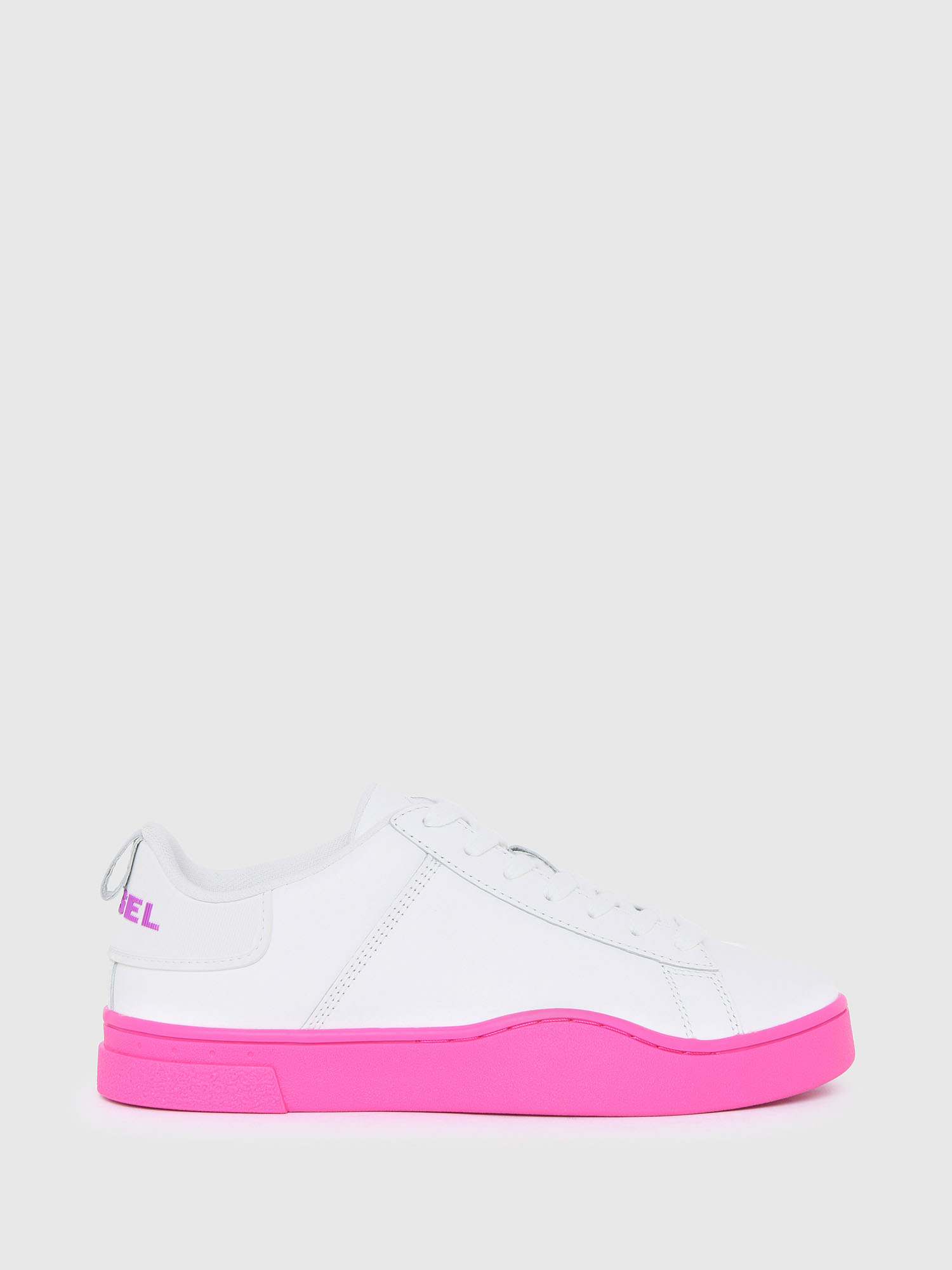 S-CLEVER LOW LACE W, White/Pink Diesel - S-CLEVER LOW LACE W, White/Pink - Sneakers - Image 1