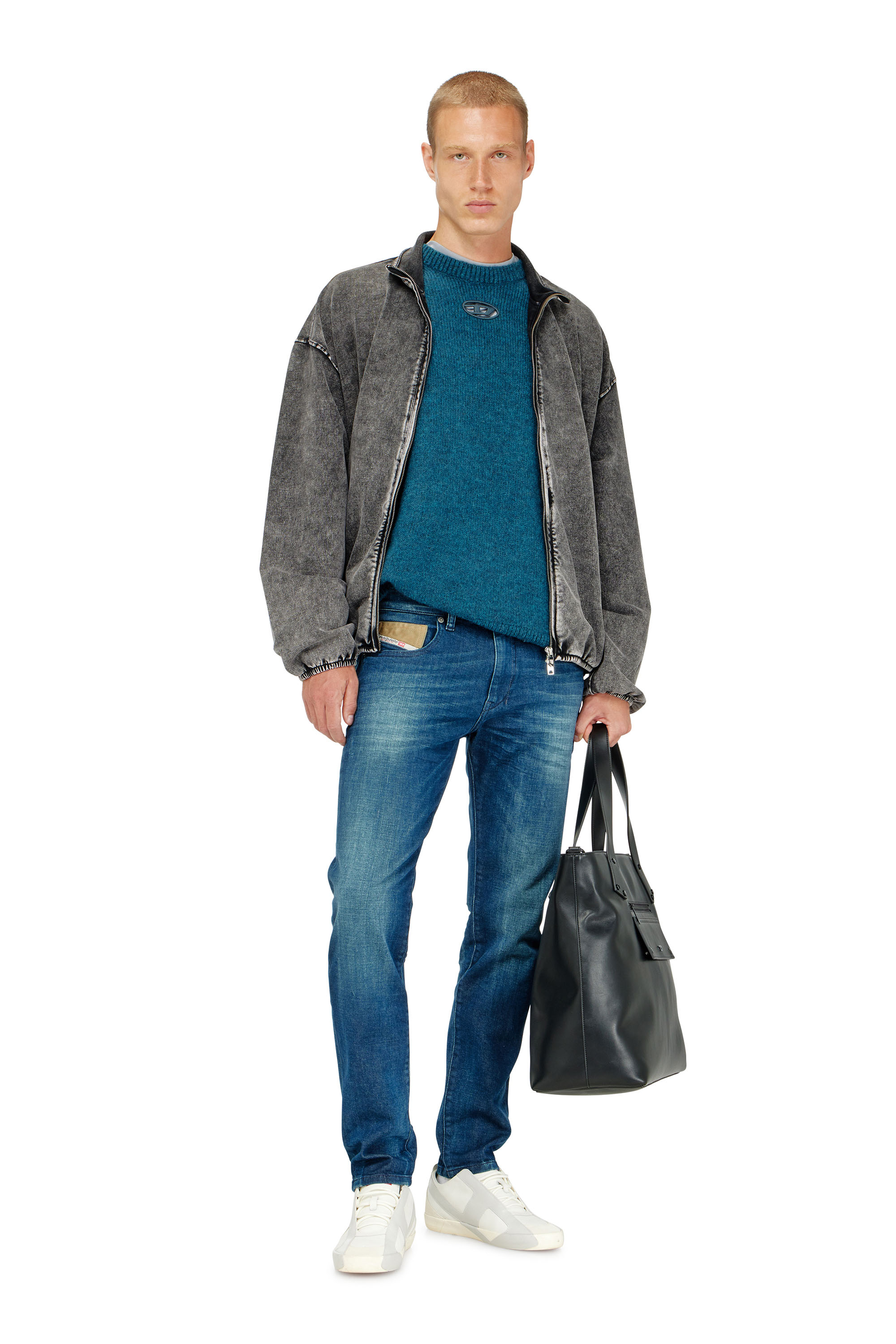 Diesel - Man's Slim Jeans 2019 D-Strukt 0PBBZ, Medium blue - 2