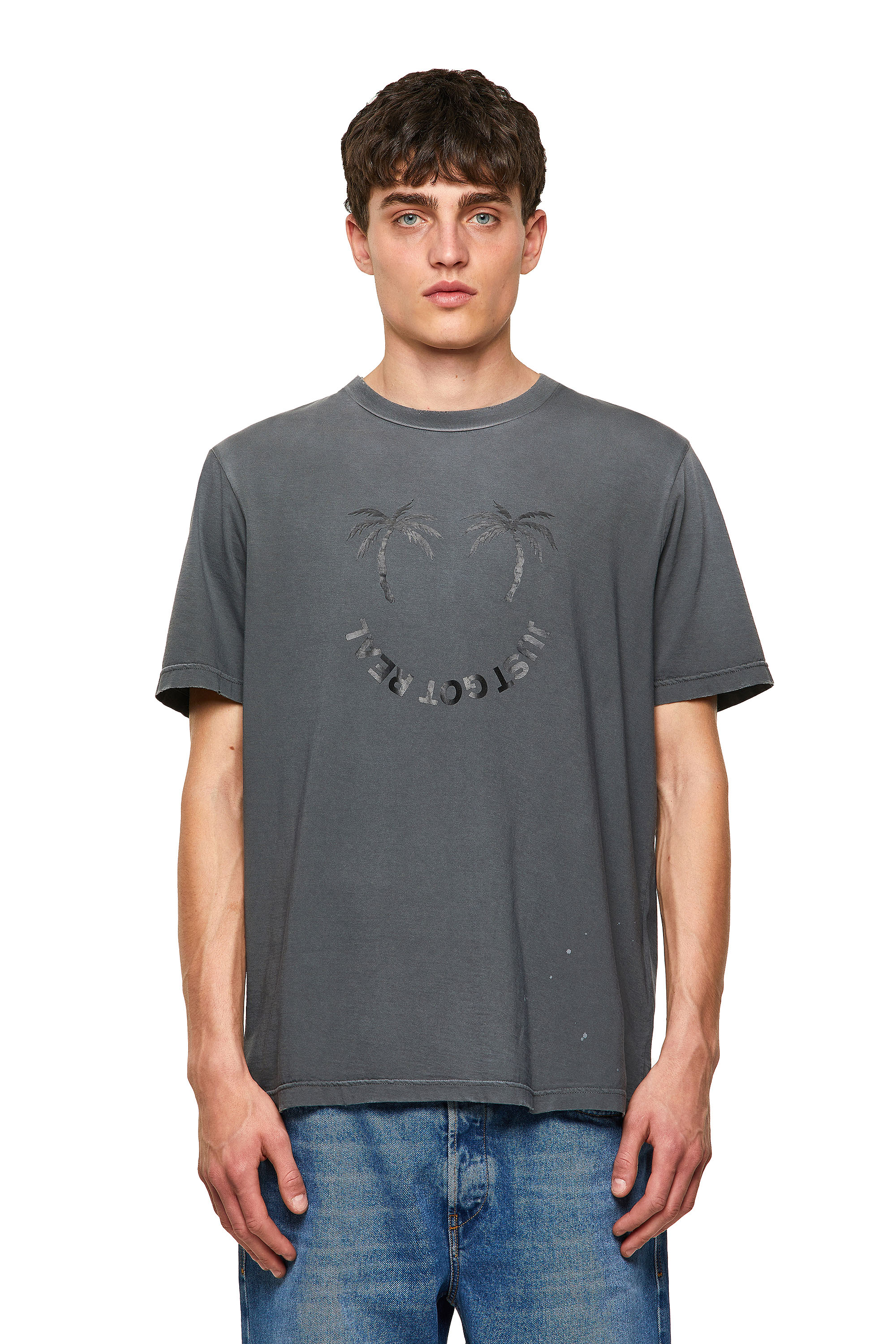 T-JUST-B64, Grey Diesel - T-JUST-B64, Grey - T-Shirts - Image 1