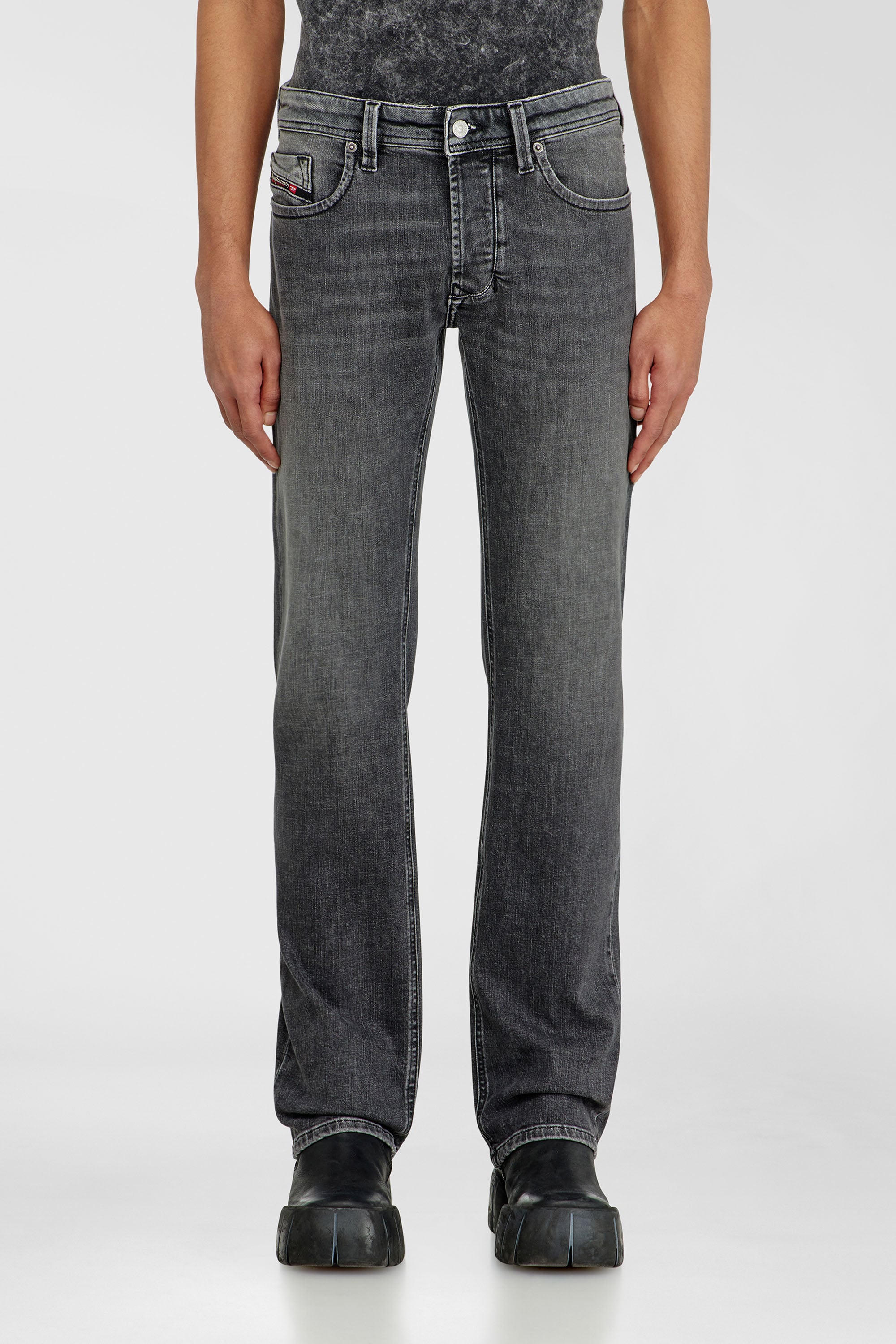 Diesel - Man's Regular Jeans 1985 Larkee 0HDBD, Black/Dark grey - 1