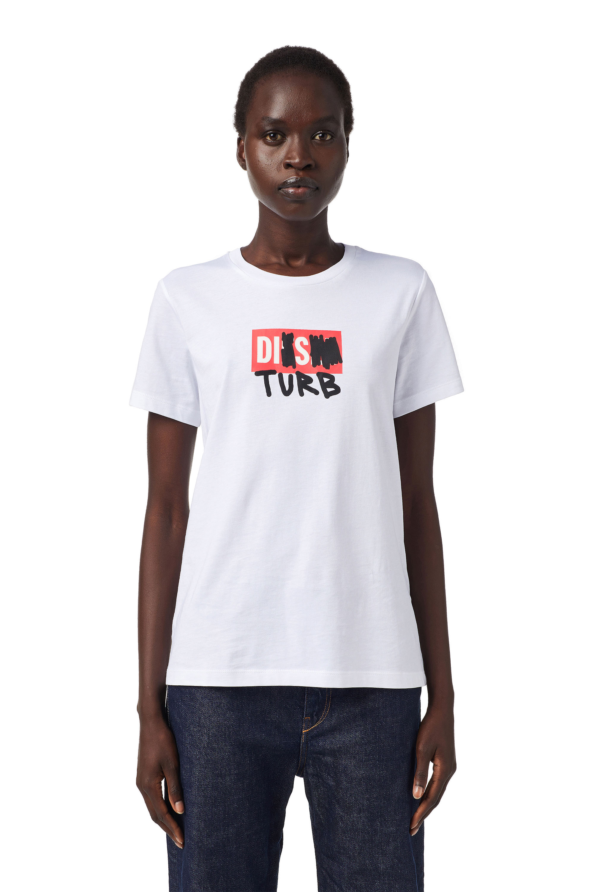 T-SILY-B6, White Diesel - T-SILY-B6, White - T-Shirts - Image 1