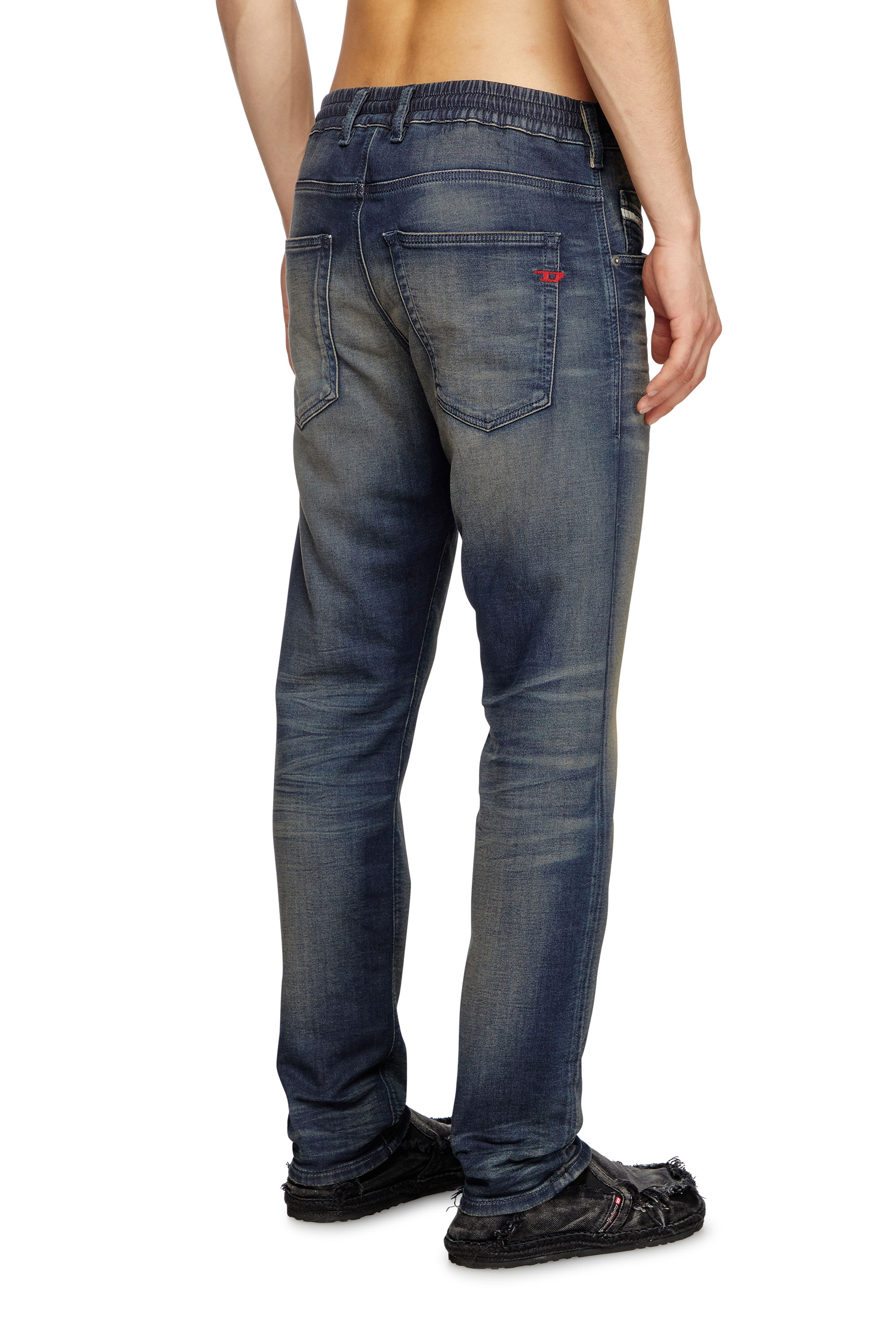 Diesel - Man's Regular 2030 D-Krooley Joggjeans® 068PM, Dark Blue - 2