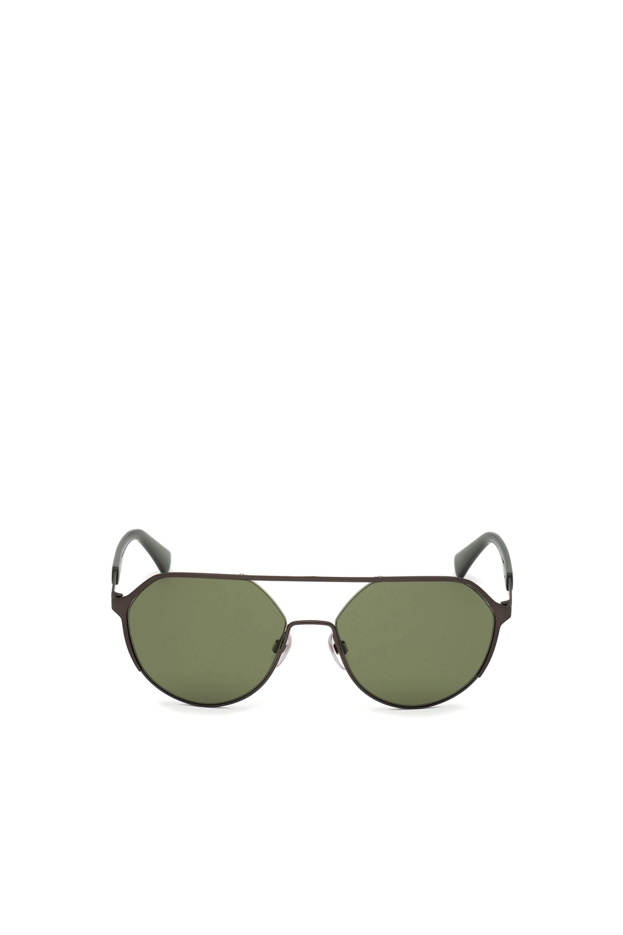 DL0324, Black/Green Diesel - DL0324, Black/Green - Sunglasses - Image 1