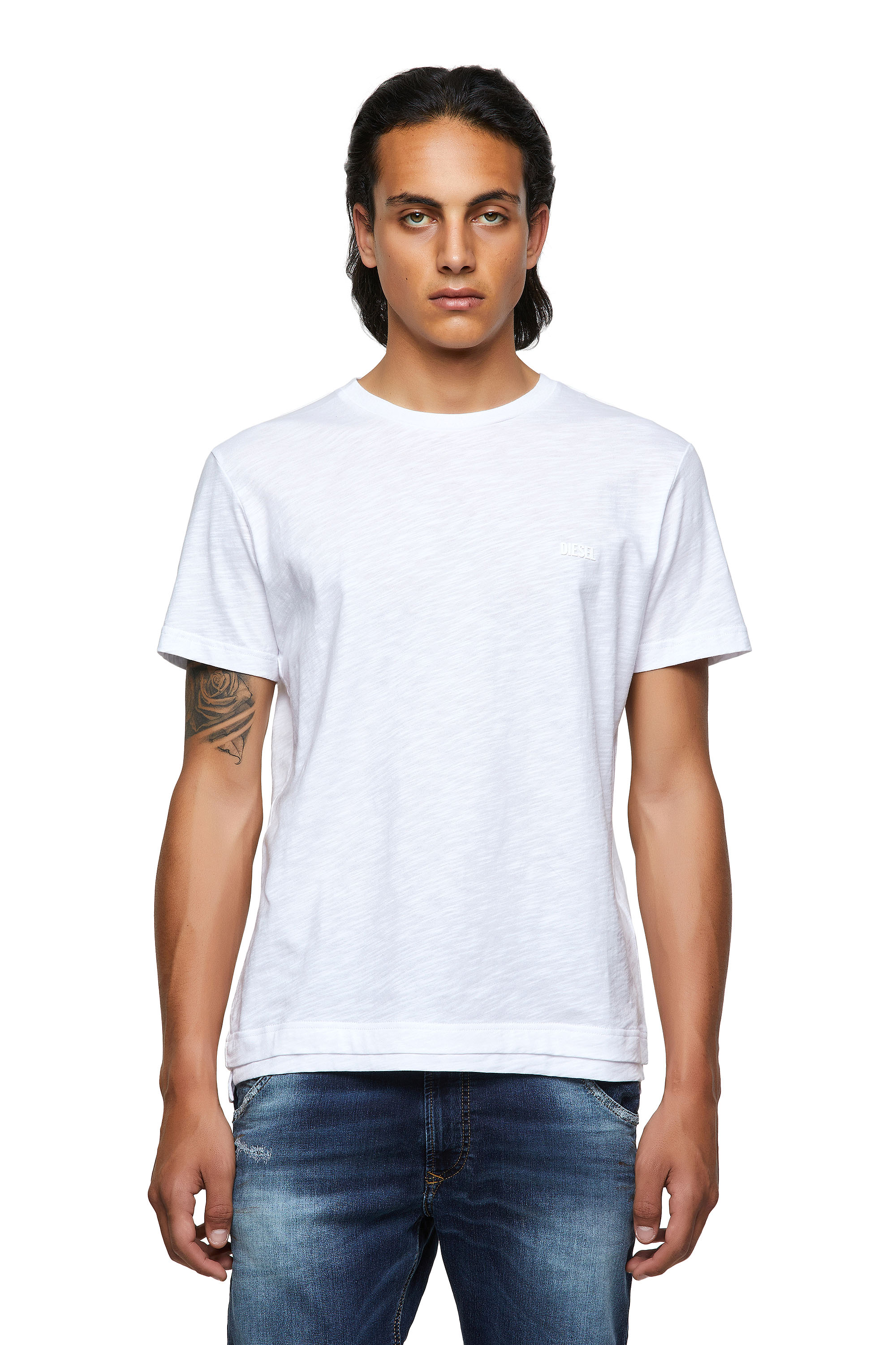 T-RONNIE, White Diesel - T-RONNIE, White - T-Shirts - Image 1