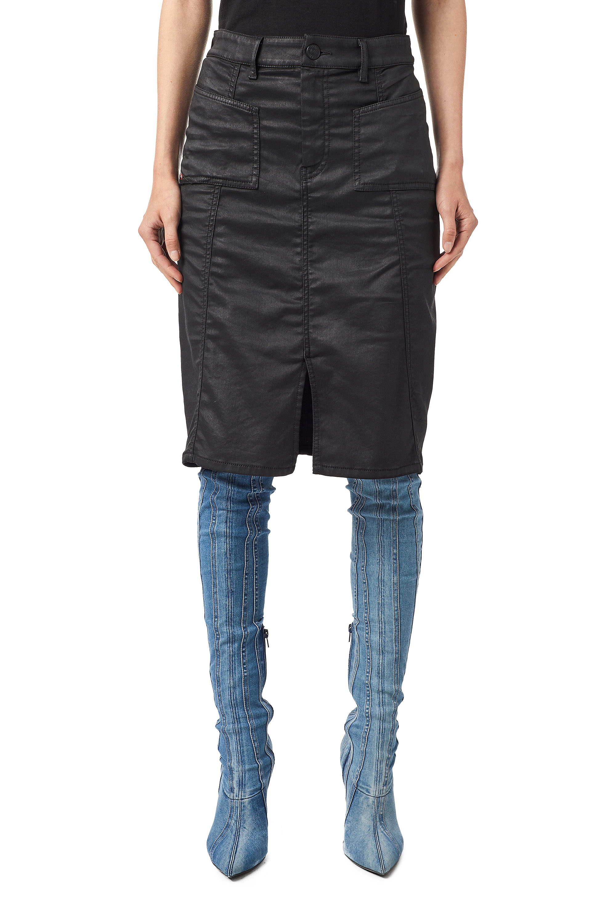 D-PAU-SP JOGGJEANS, Black Diesel - D-PAU-SP JOGGJEANS, Black - Skirts - Image 1