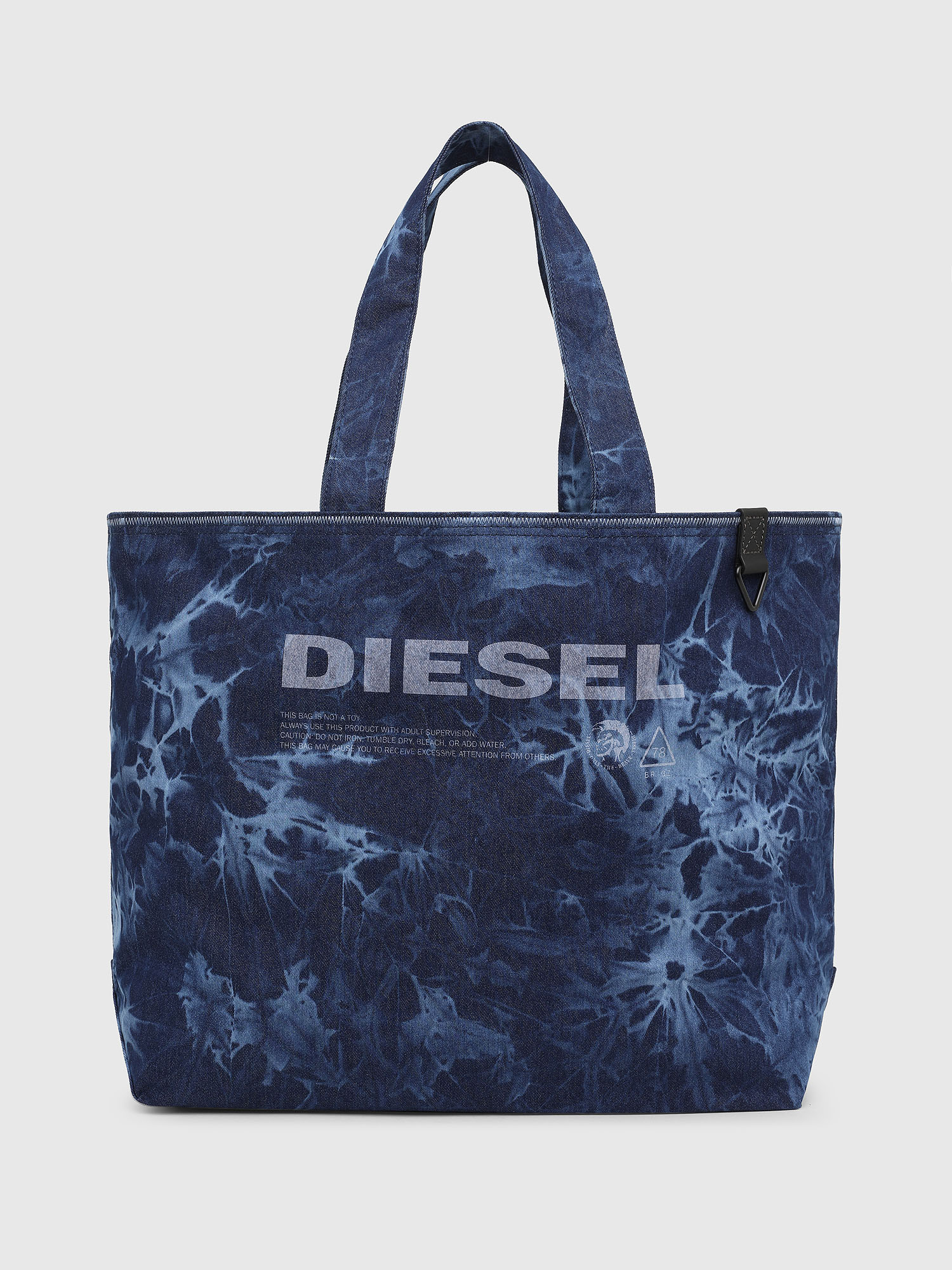 D-THISBAG SHOP M, Blue Diesel - D-THISBAG SHOP M, Blue - Shopping and Shoulder Bags - Image 1