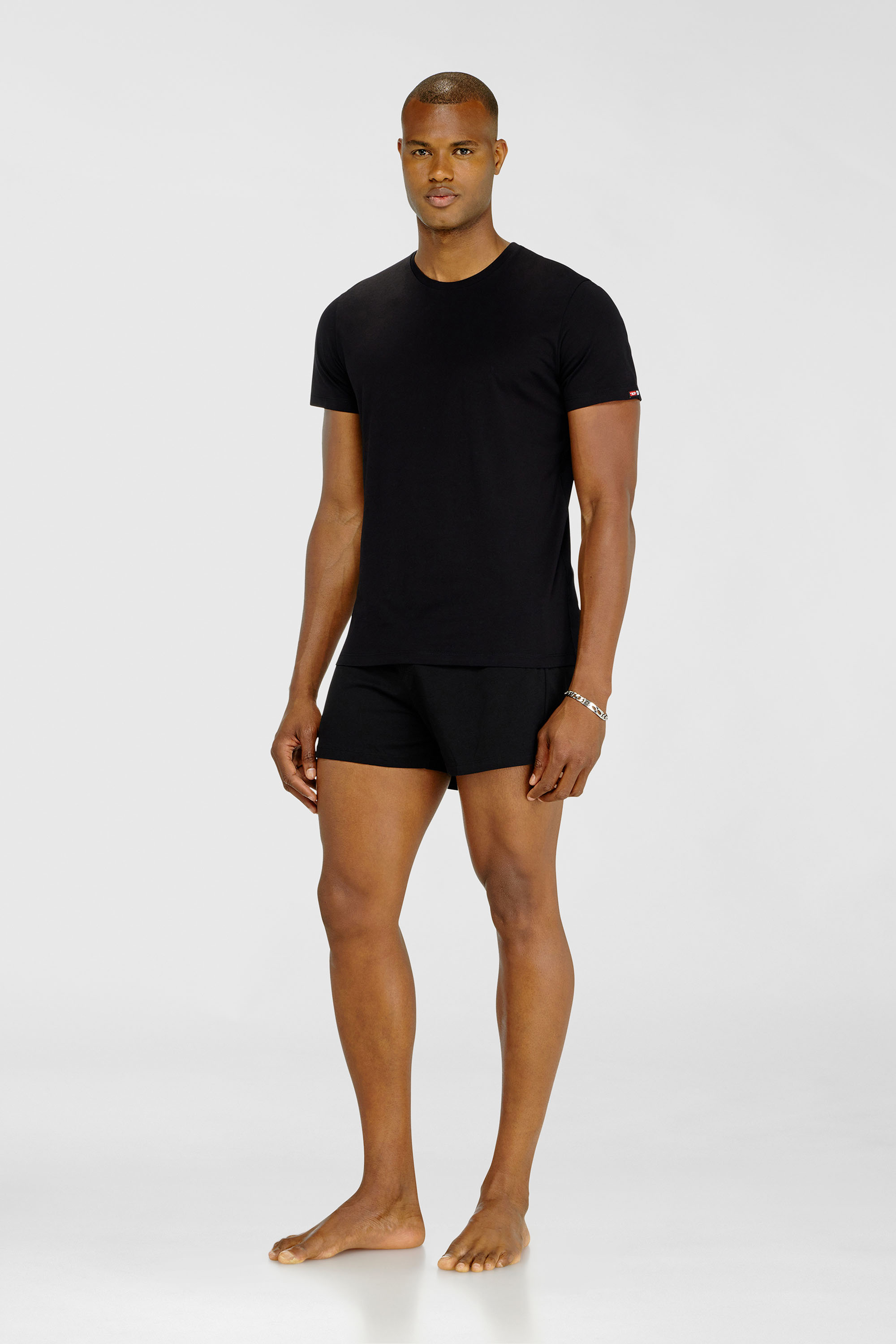 Diesel - RANDAL-D-CORE-3PACK, Man's Set of 3 cotton T-shirts in Black - 1