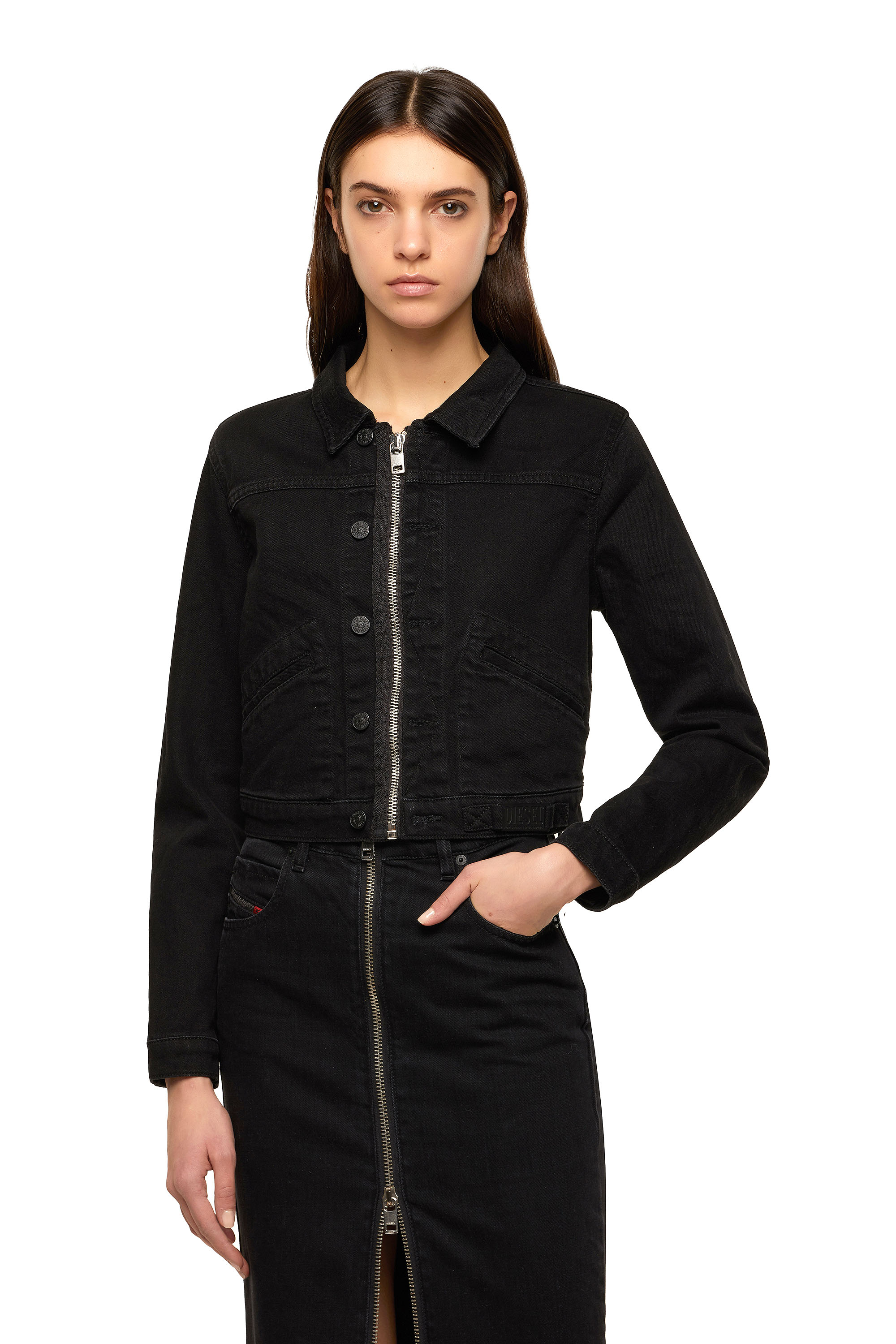DE-BLONDY, Black Diesel - DE-BLONDY, Black - Denim Jackets - Image 1