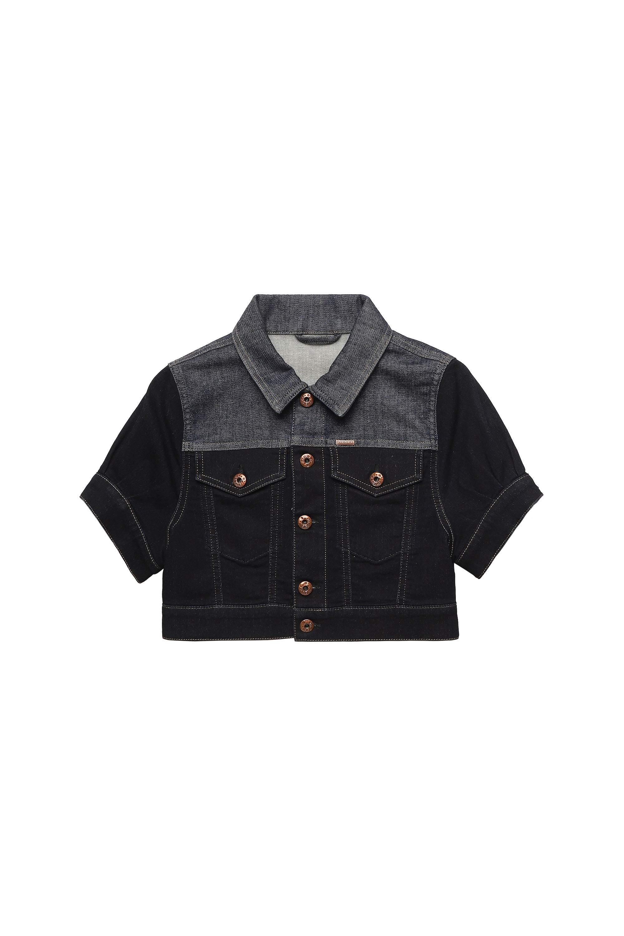 second hand black denim jacket