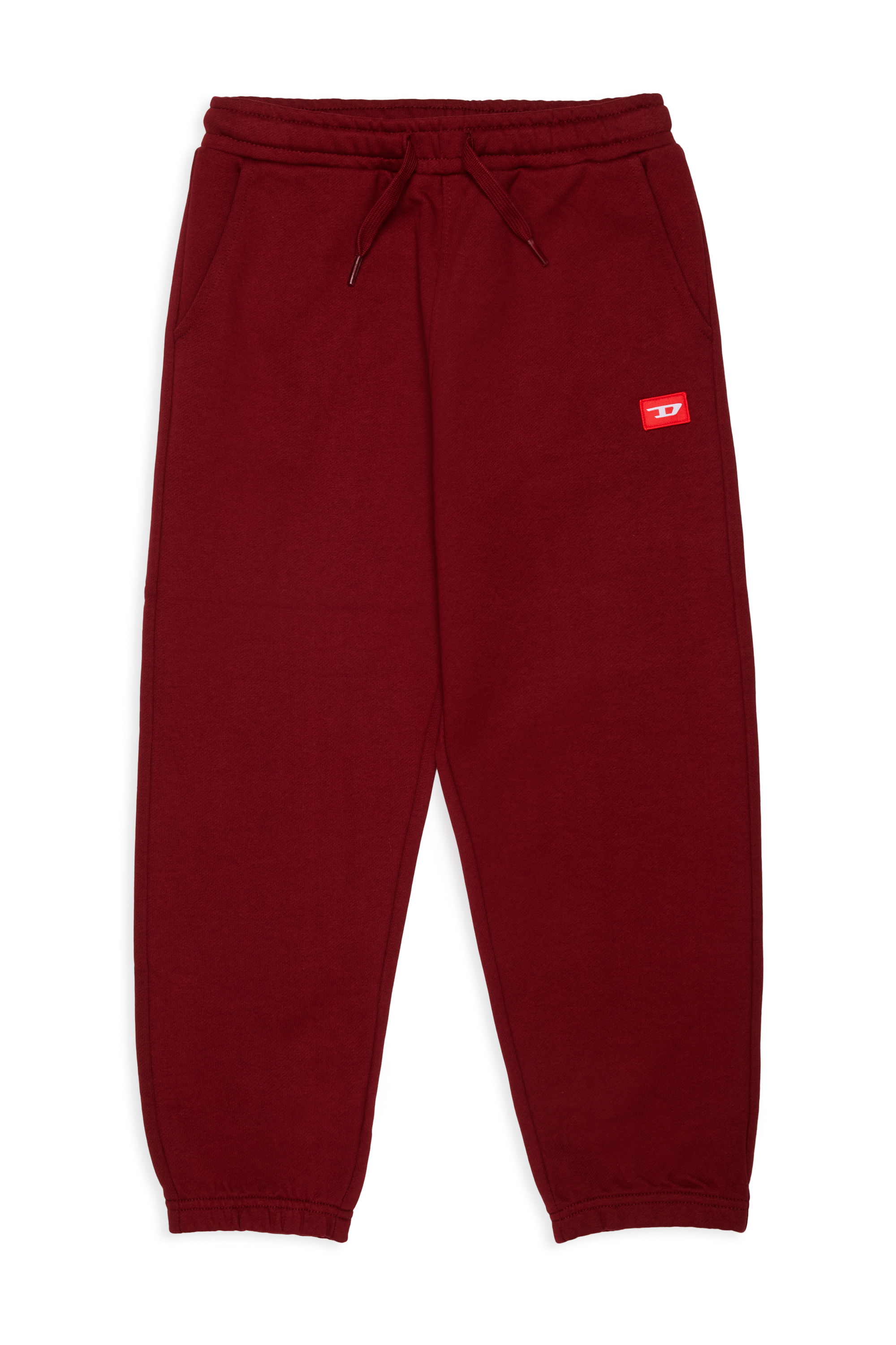 Diesel - PXGIN, Unisex's Cotton pants with side pockets in Red - 1