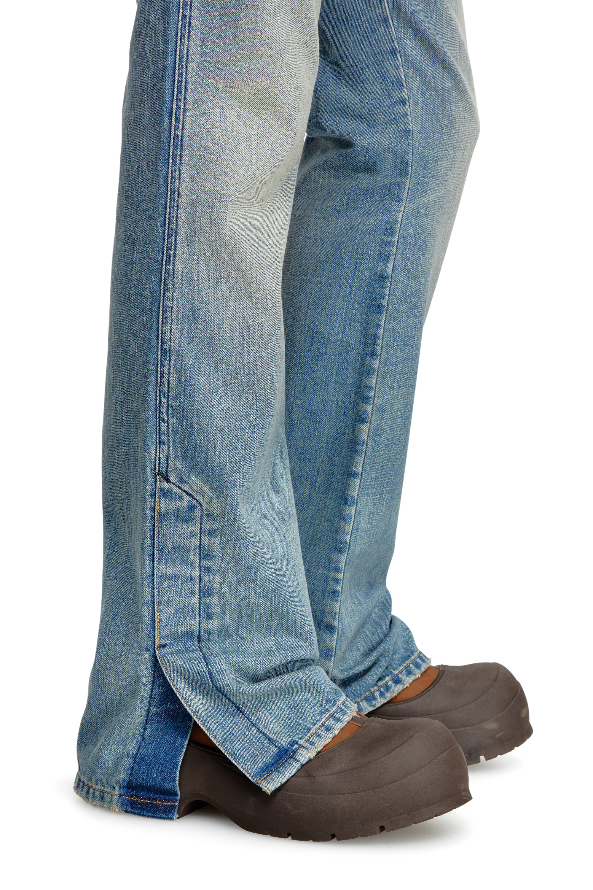 Diesel - Man Bootcut Jeans D-Backler 0GRDN, Light Blue - Image 4