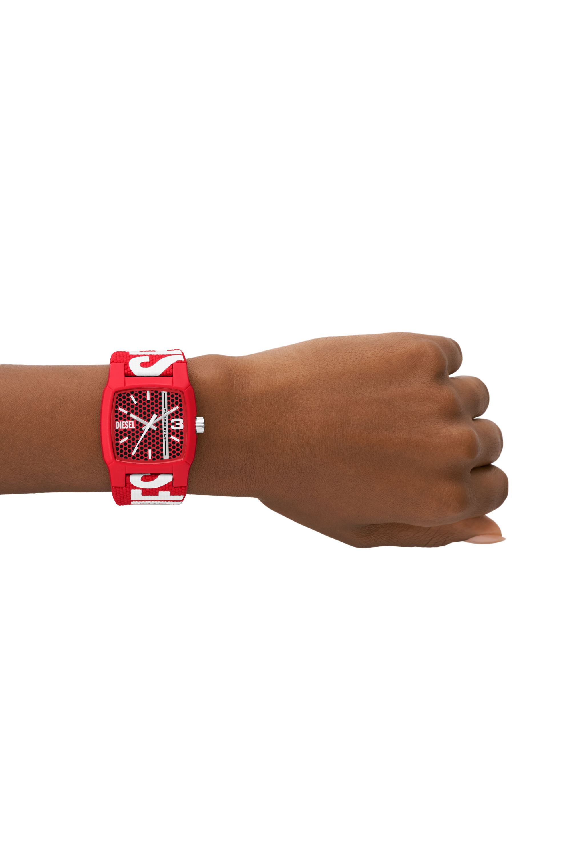 Men's Cliffhanger Solar Red watch | DZ2168 Diesel