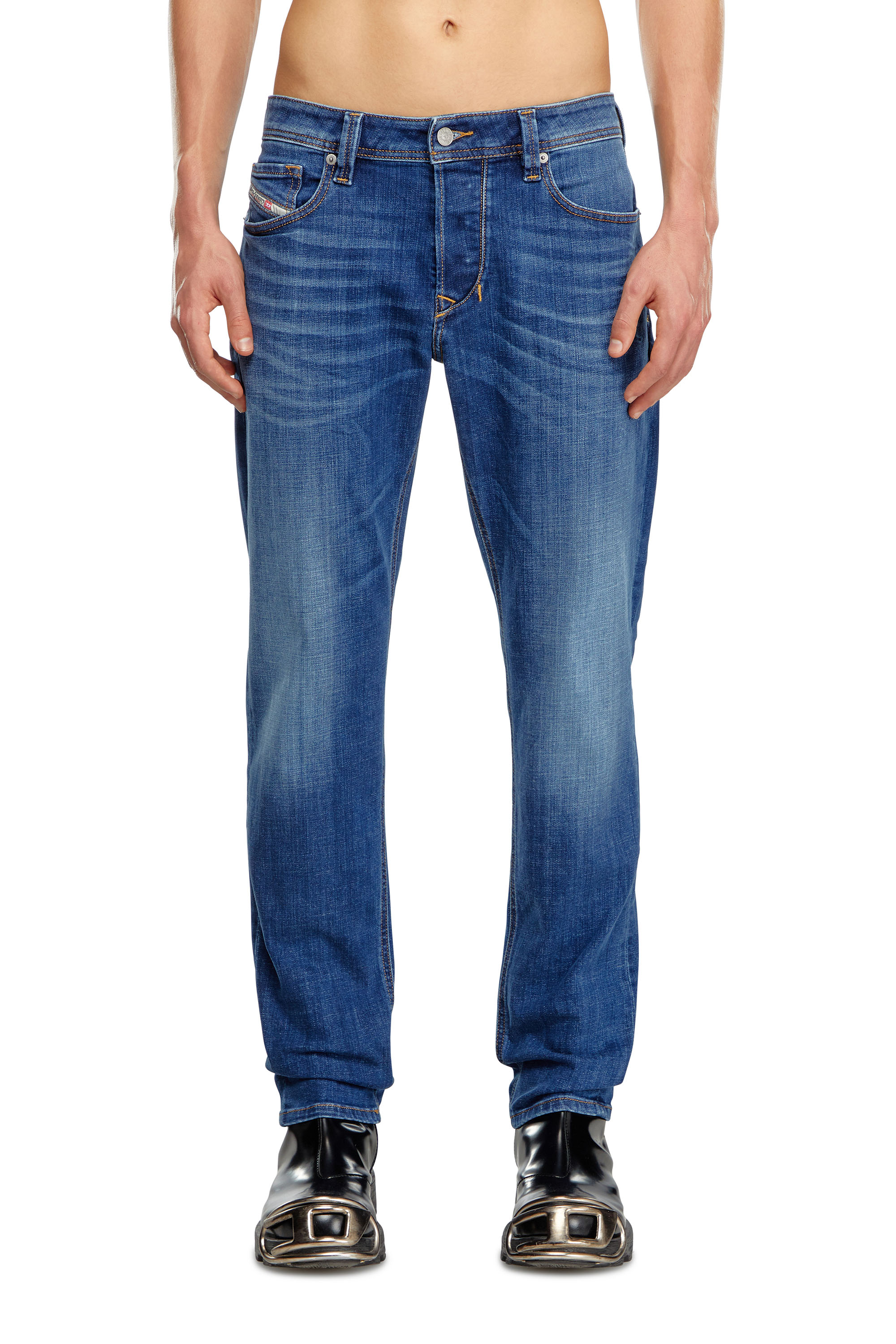 Diesel - Man Tapered Jeans 1986 Larkee-Beex 09K04, Medium blue - Image 2