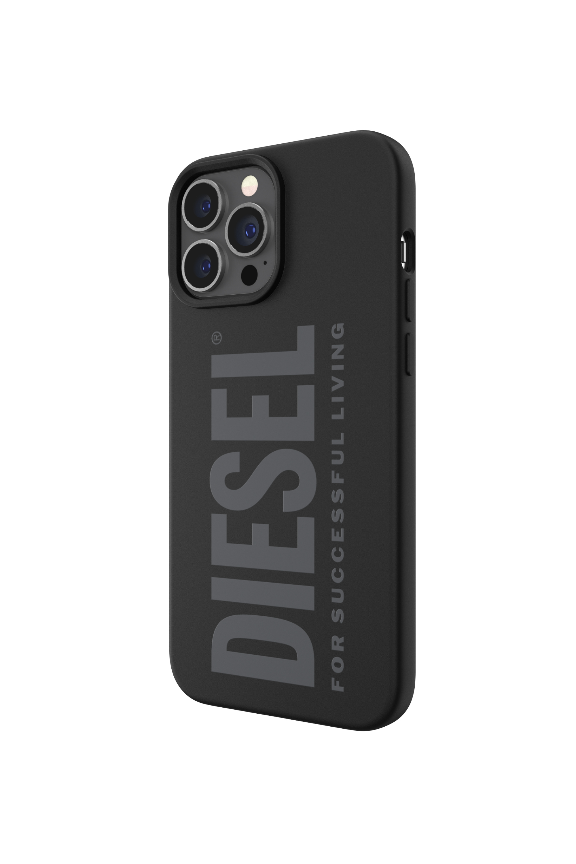 Diesel - 47164 SILICONE CASE, Unisex's Silicone case for iPhone 13 Pro Max in Black - 4