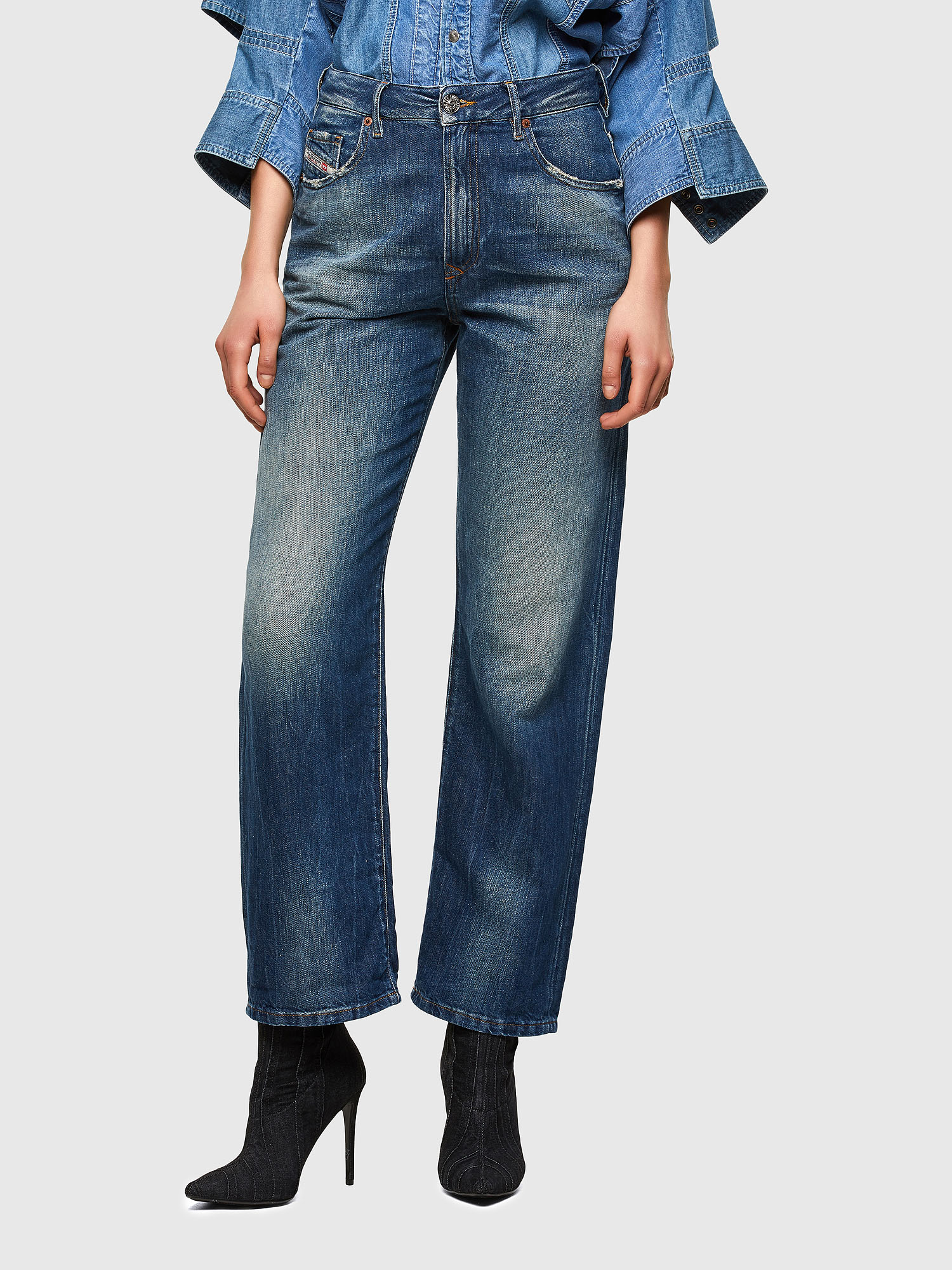 D-Reggy 009UD, Dark Blue Diesel - D-Reggy 009UD, Dark Blue - Jeans - Image 1
