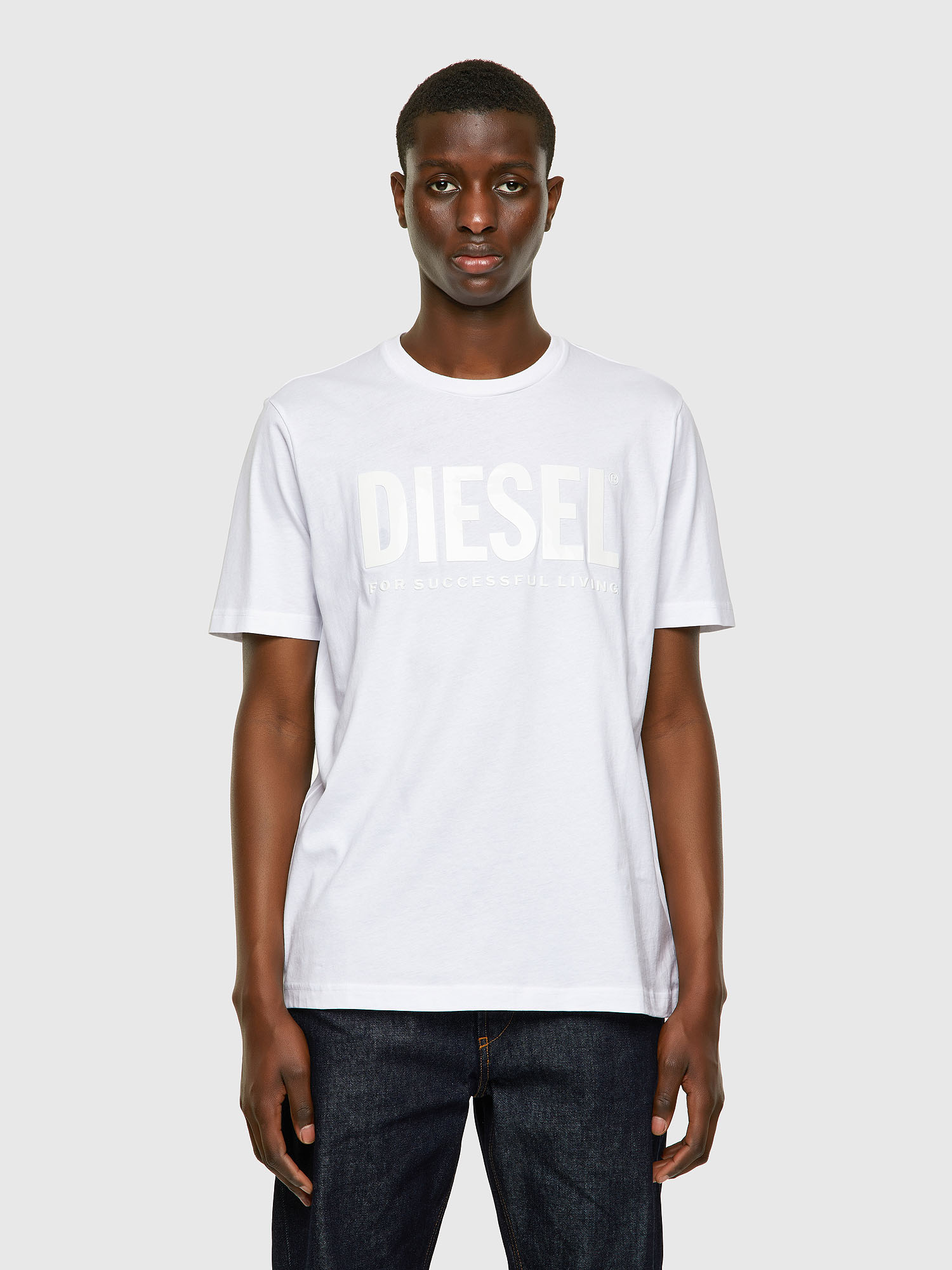 T-JUST-INLOGO, White Diesel - T-JUST-INLOGO, White - T-Shirts - Image 1