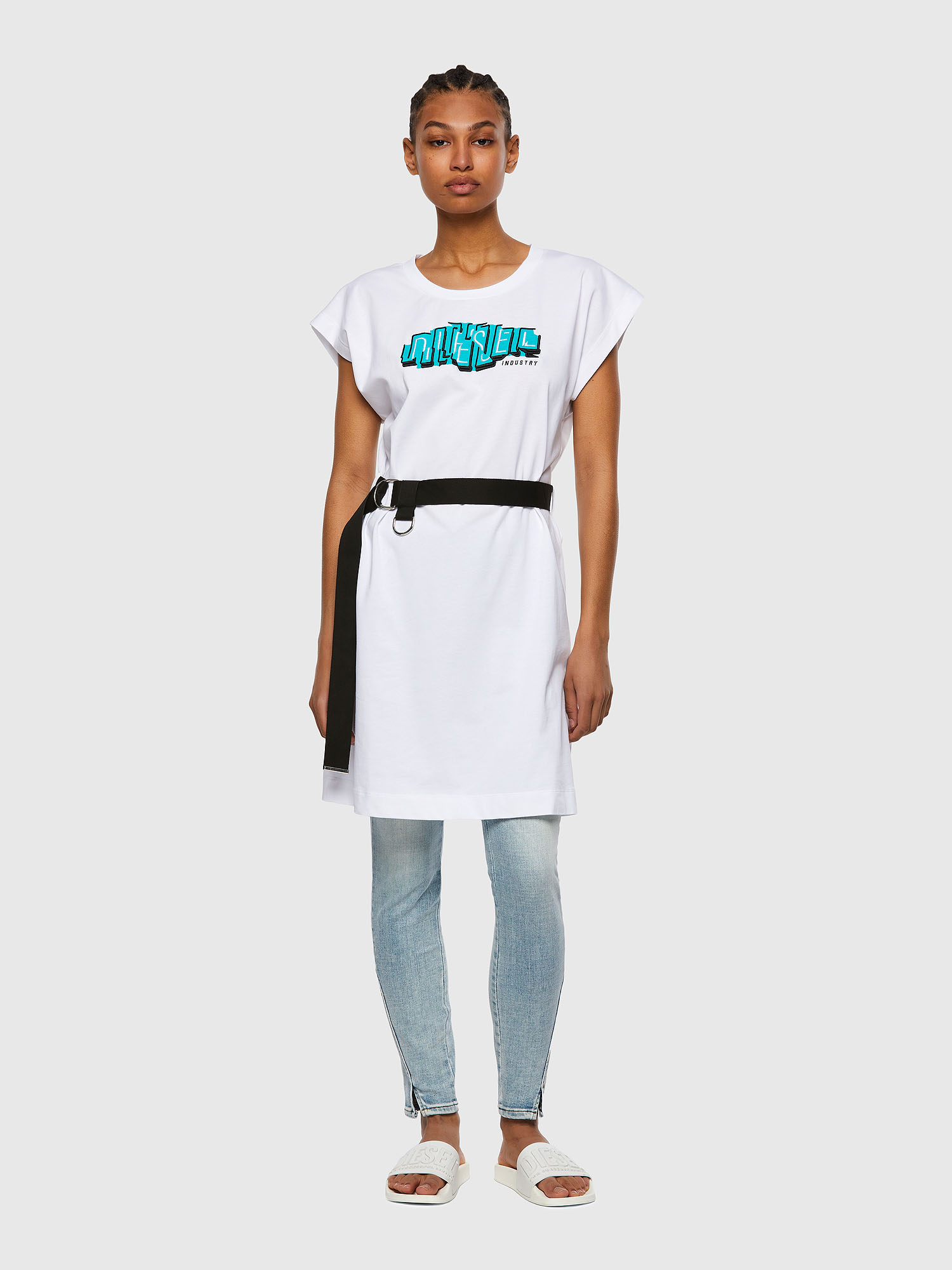D-EASIEL, White Diesel - D-EASIEL, White - Dresses - Image 1