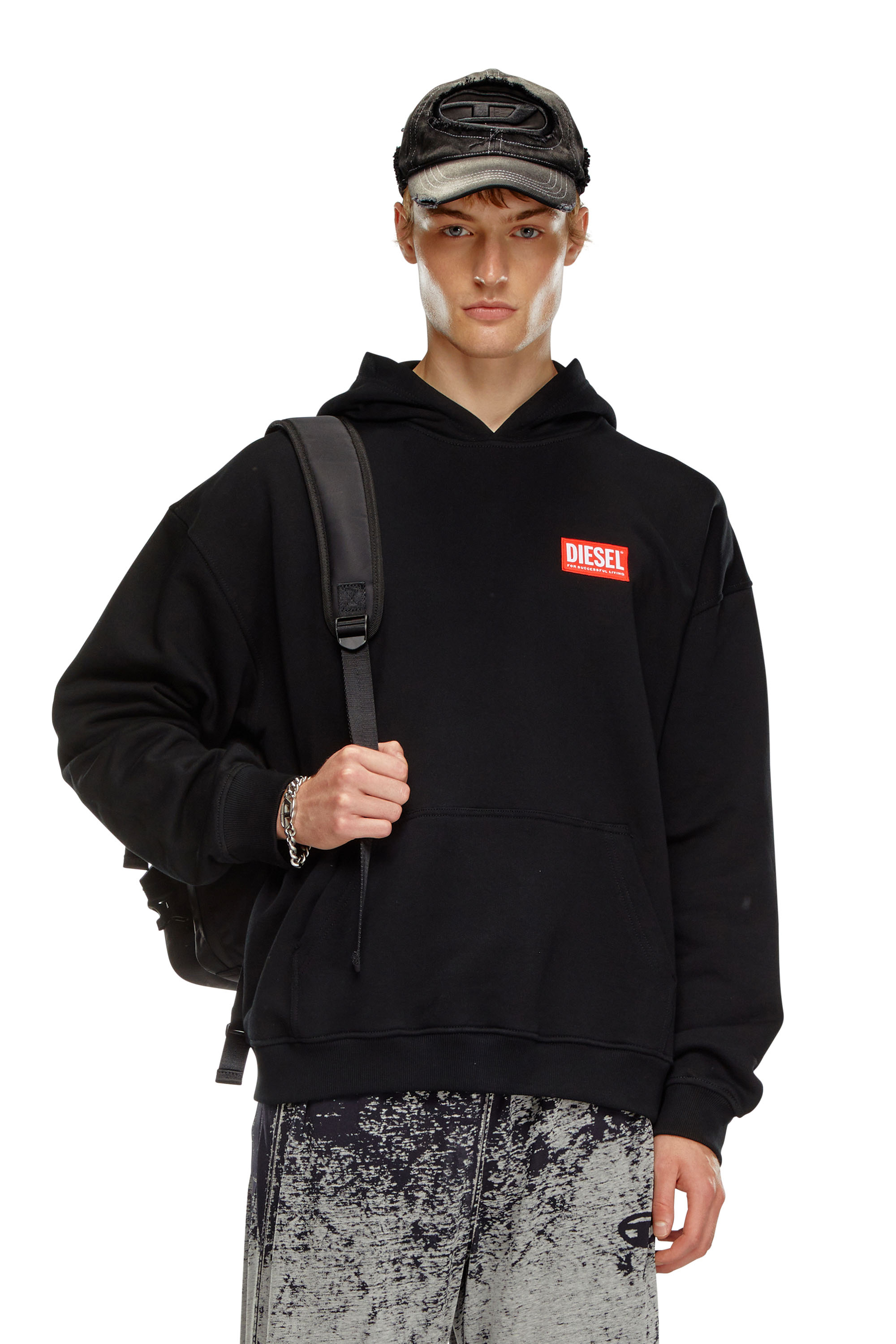 Diesel - S-BOXT-HOOD-LAB, Black - Image 1