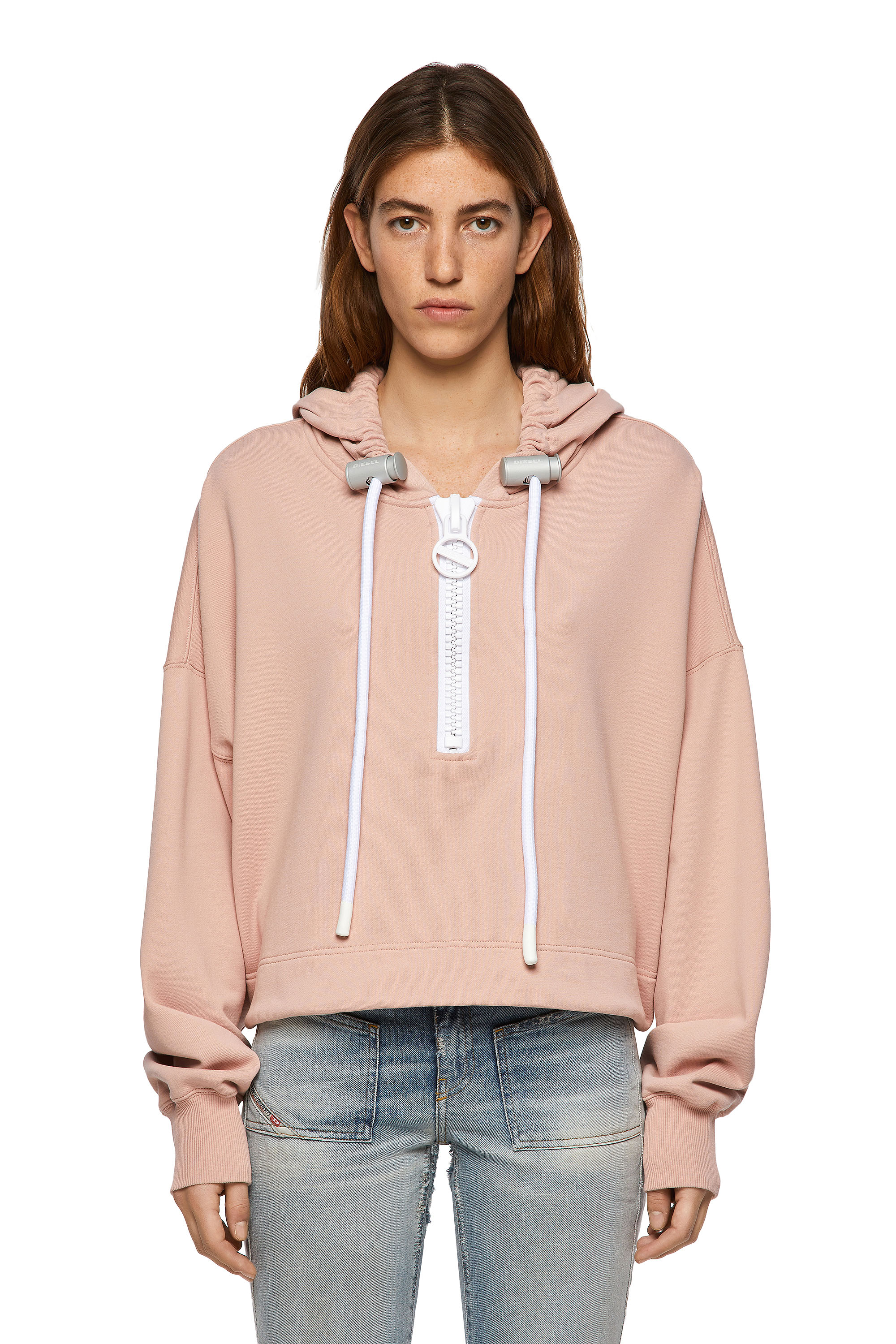 F-CROPPY-B1, Pink Diesel - F-CROPPY-B1, Pink - Sweaters - Image 1