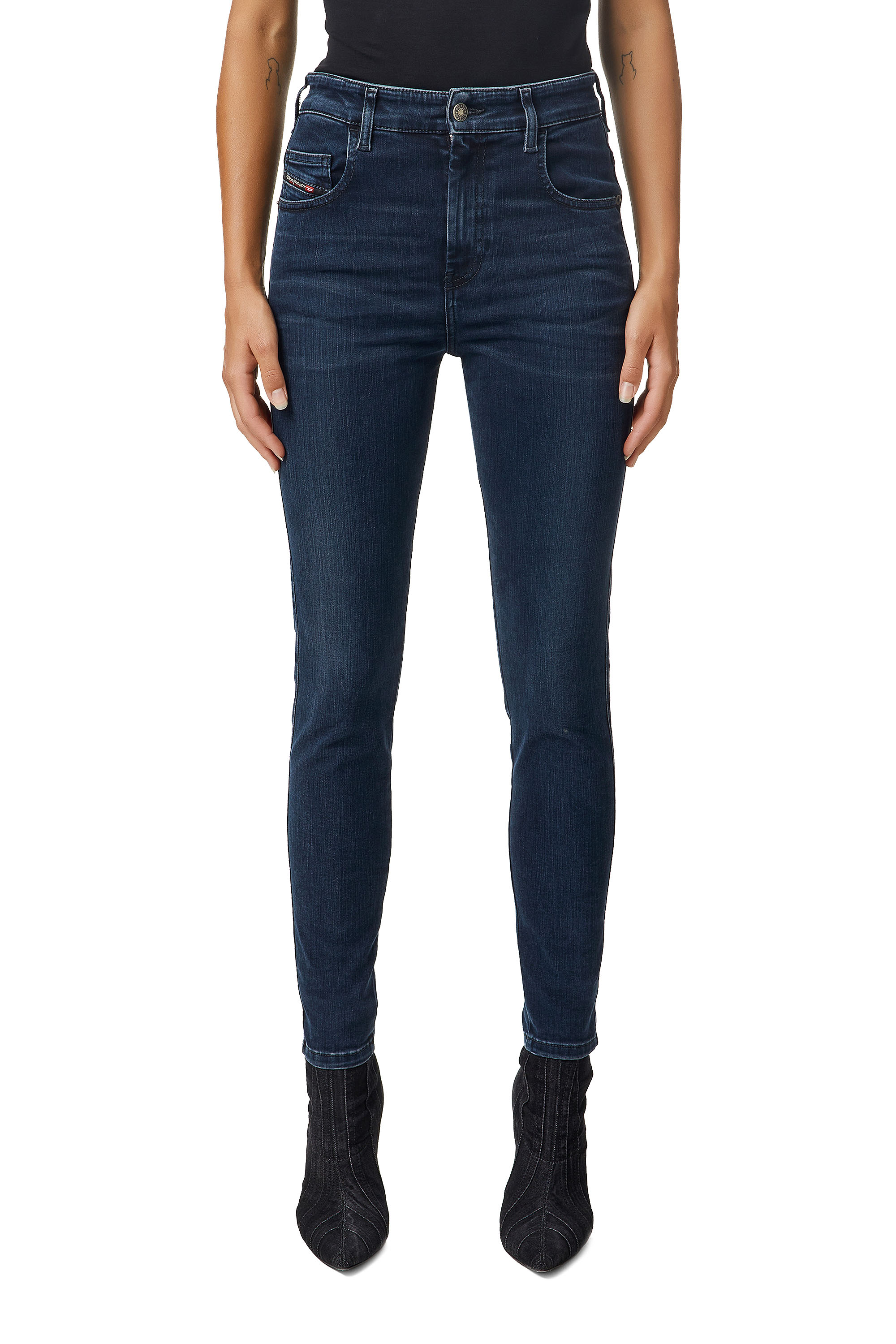 Slandy High 009QF, Dark Blue Diesel - Slandy High 009QF, Dark Blue - Jeans - Image 1