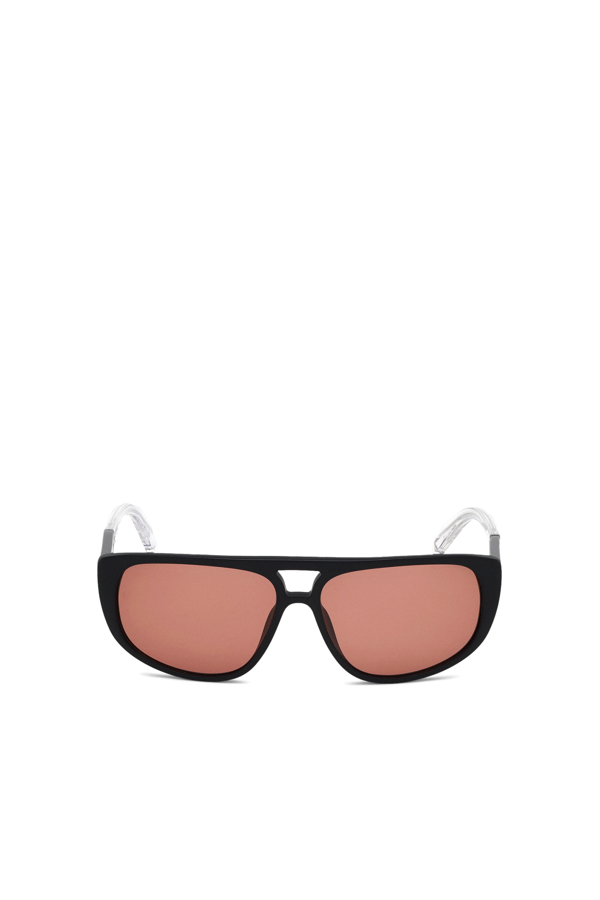 DL0300, Black/White Diesel - DL0300, Black/White - Sunglasses - Image 1