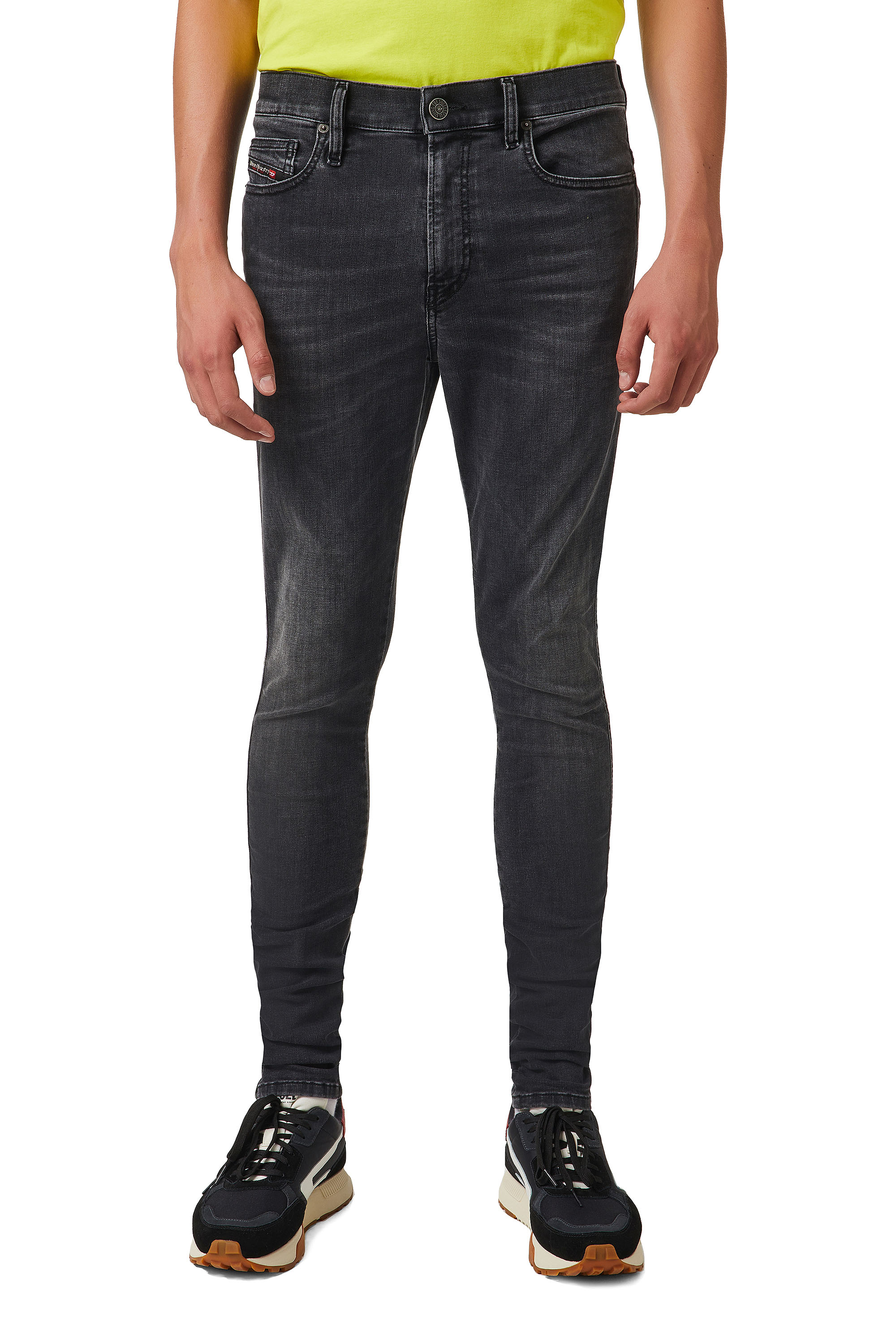 D-Istort 069YC, Black/Dark grey Diesel - D-Istort 069YC, Black/Dark grey - Jeans - Image 1