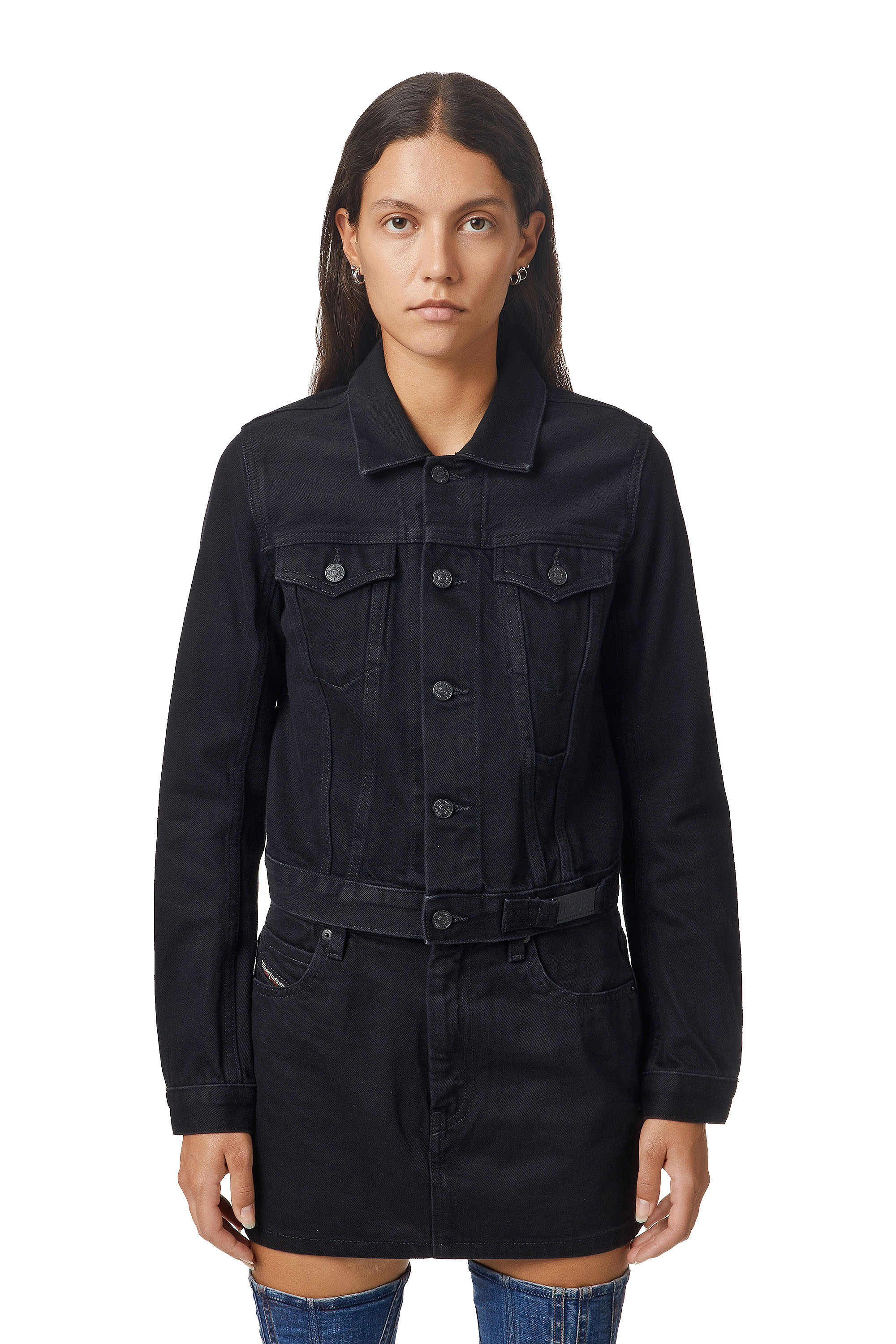 DE-LIMMY, Black Diesel - DE-LIMMY, Black - Denim Jackets - Image 1
