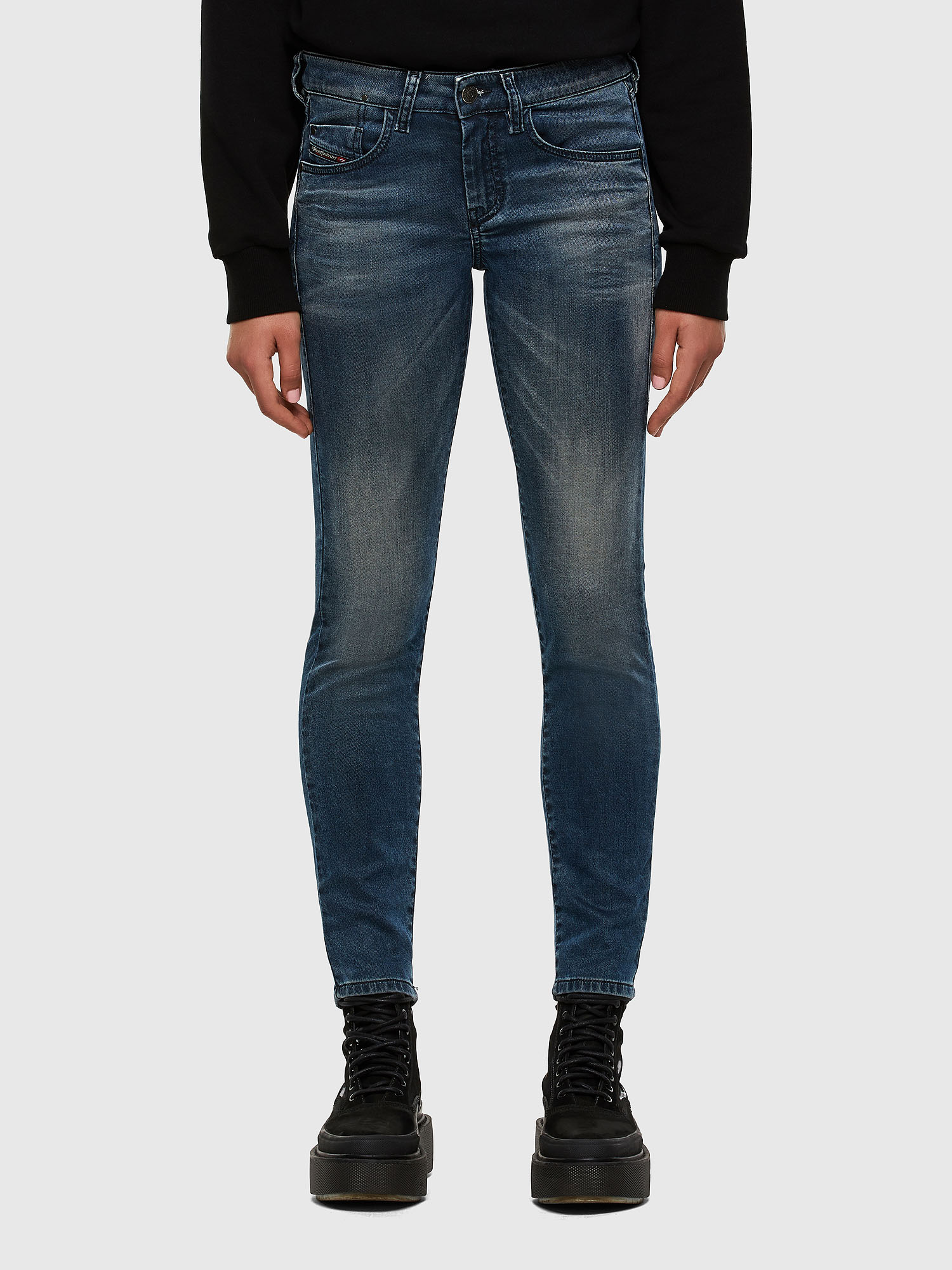 D-Ollies JoggJeans 069NM, Medium blue Diesel - D-Ollies JoggJeans 069NM, Medium blue - Jeans - Image 1