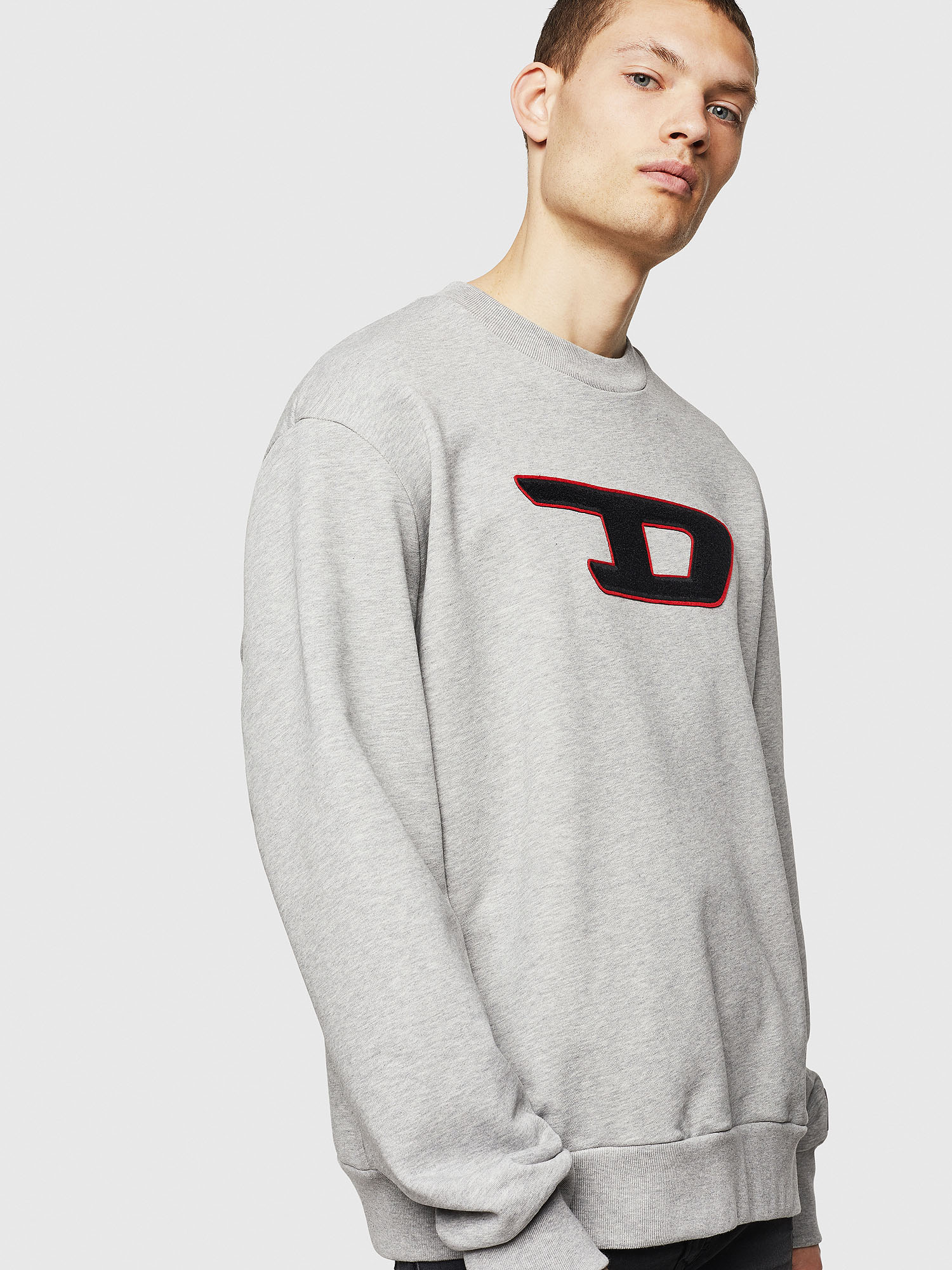 S-CREW-DIVISION-D, Light Grey Diesel - S-CREW-DIVISION-D, Light Grey - Sweaters - Image 1