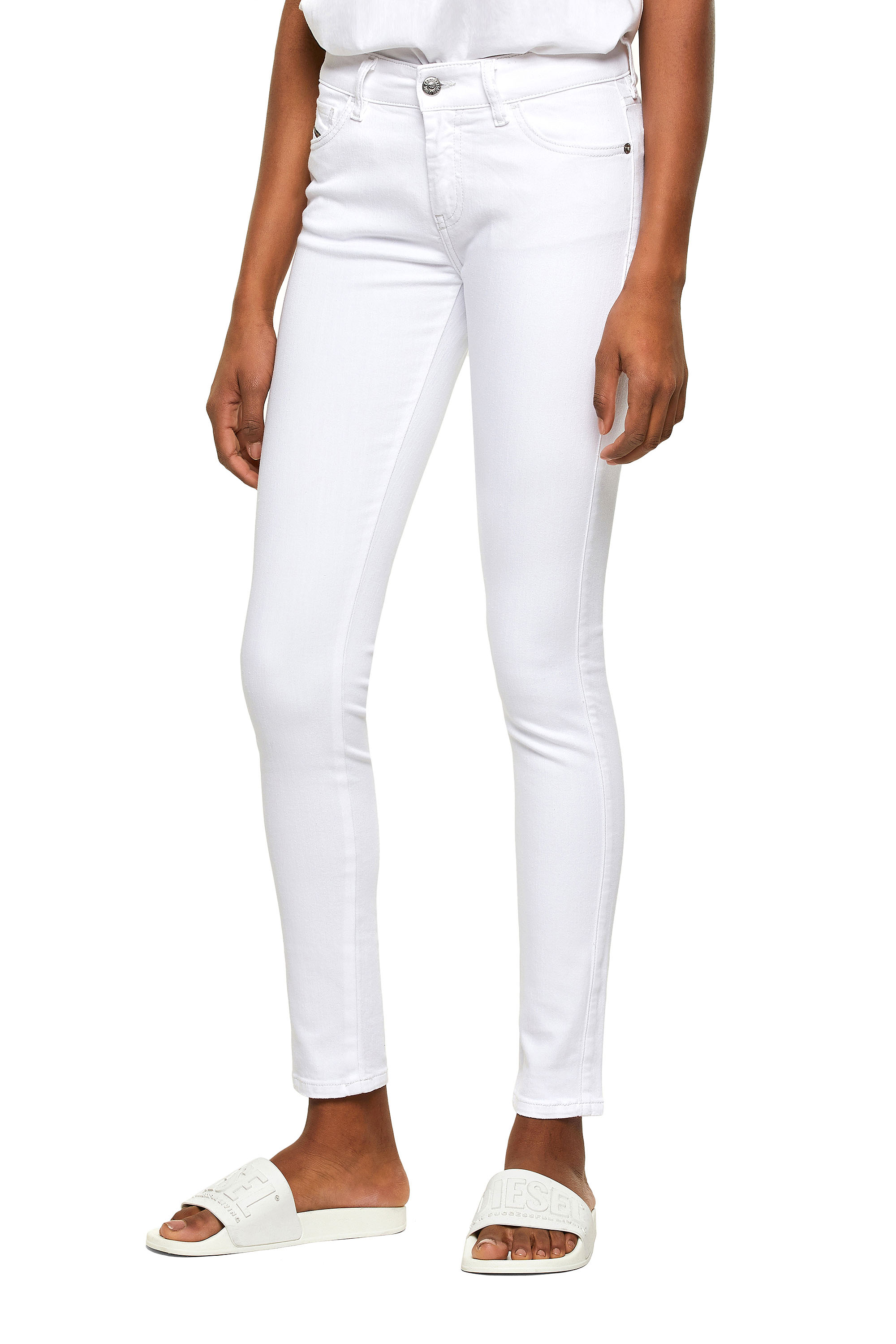 Slandy 086AC, White Diesel - Slandy 086AC, White - Jeans - Image 1