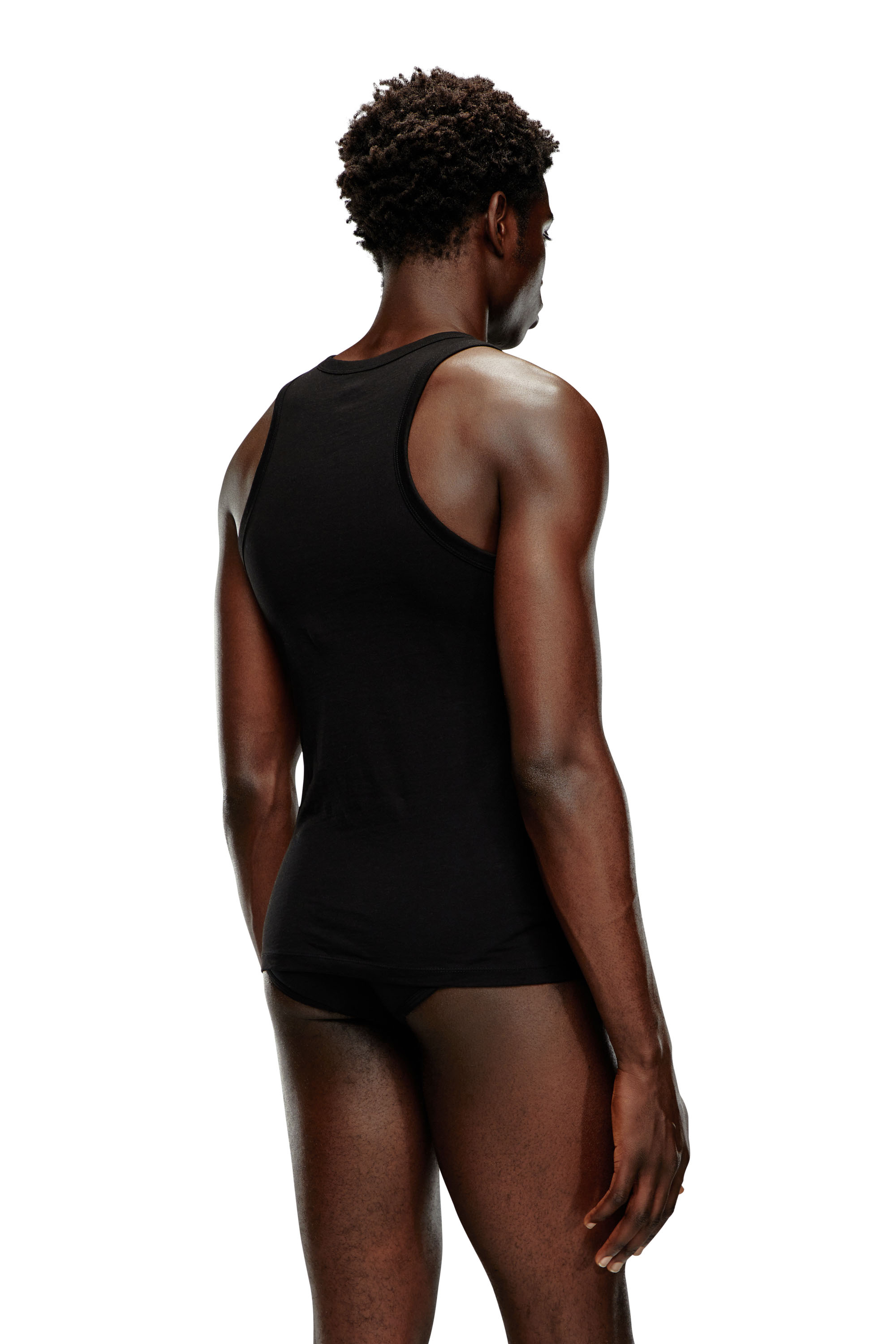 Buy DAGİ Black Tanktop, U-Neck, Regular Fit, Sleeveless Underwear for Men  2024 Online