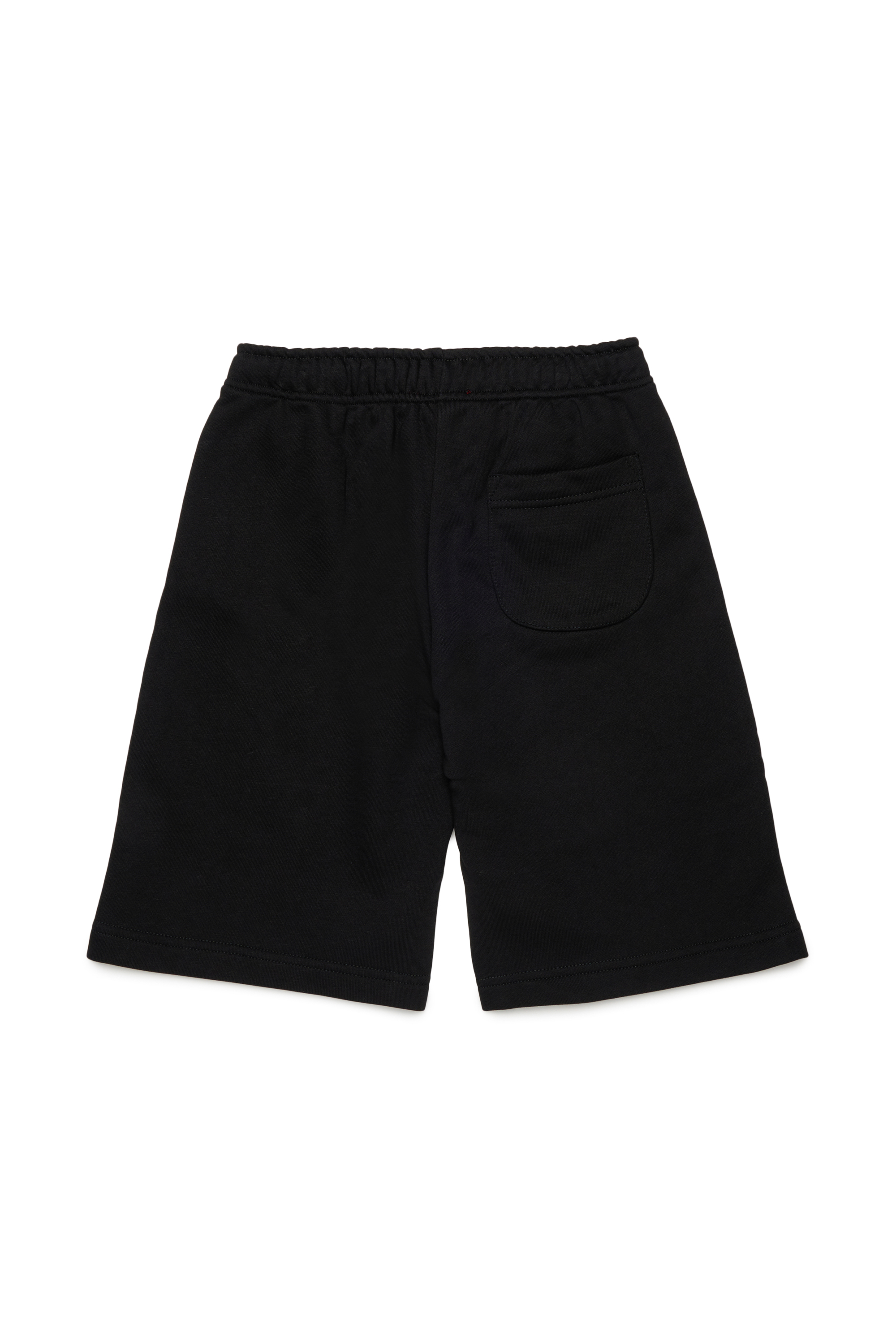 Diesel - PSVALE SHORT, Man's Cotton shorts with shadow logo in Black - 2