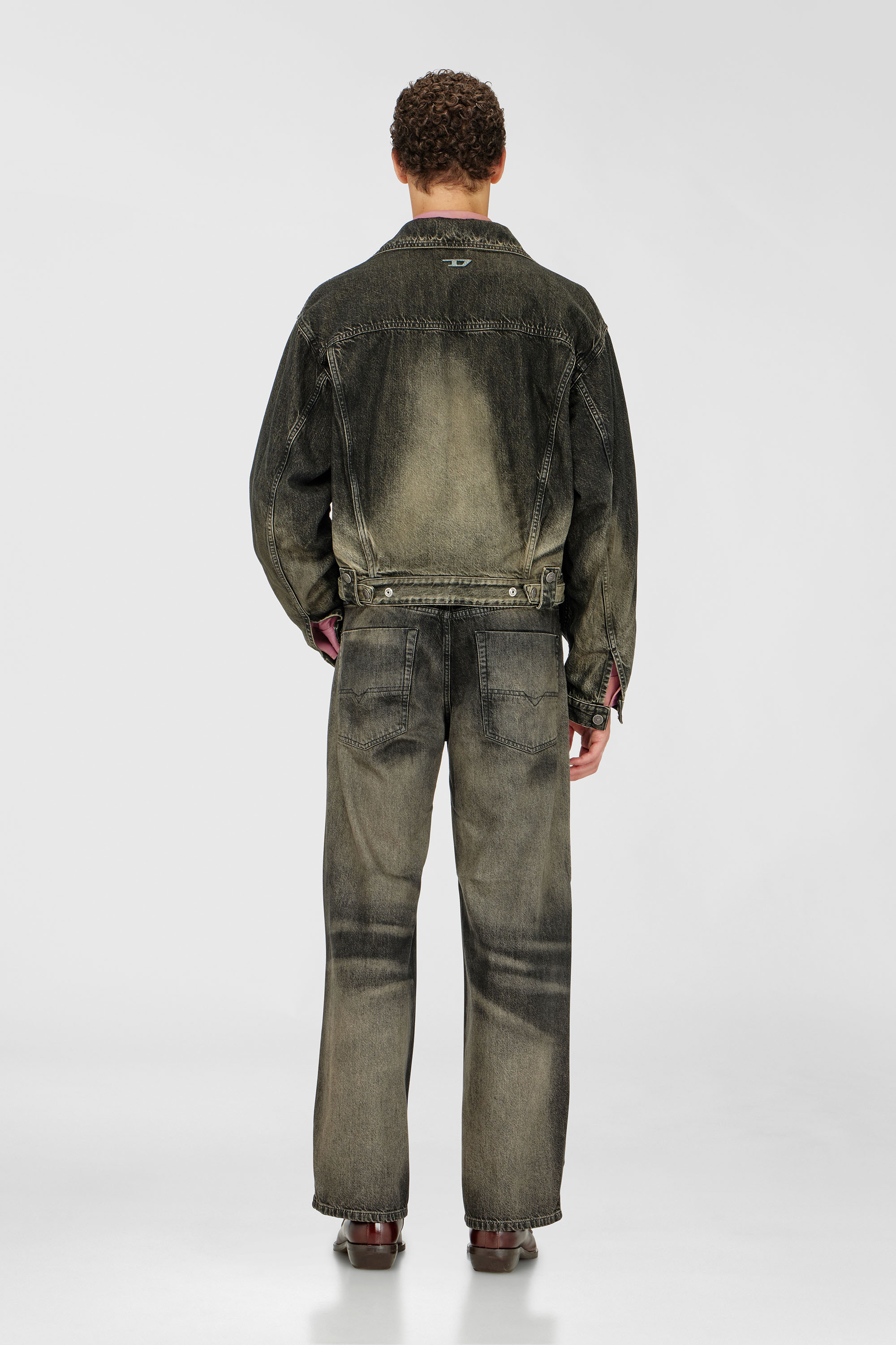 Diesel - Unisex's Relaxed Jeans 1982 D-Hakou 09R33, Black/Dark grey - 3