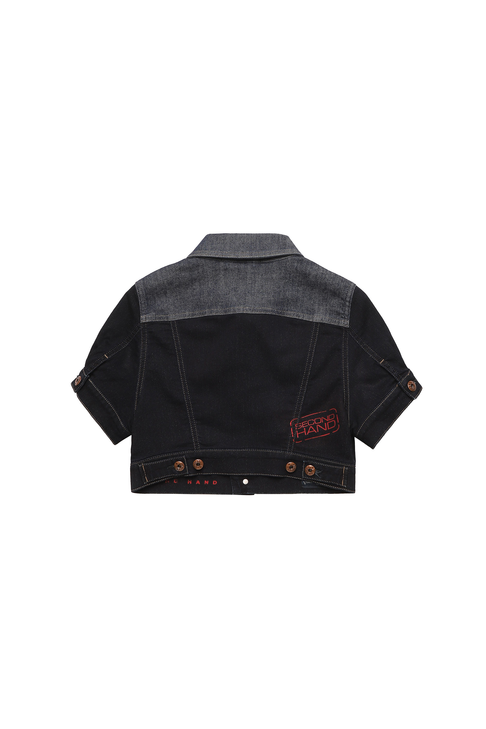 Second hand 2024 black denim jacket